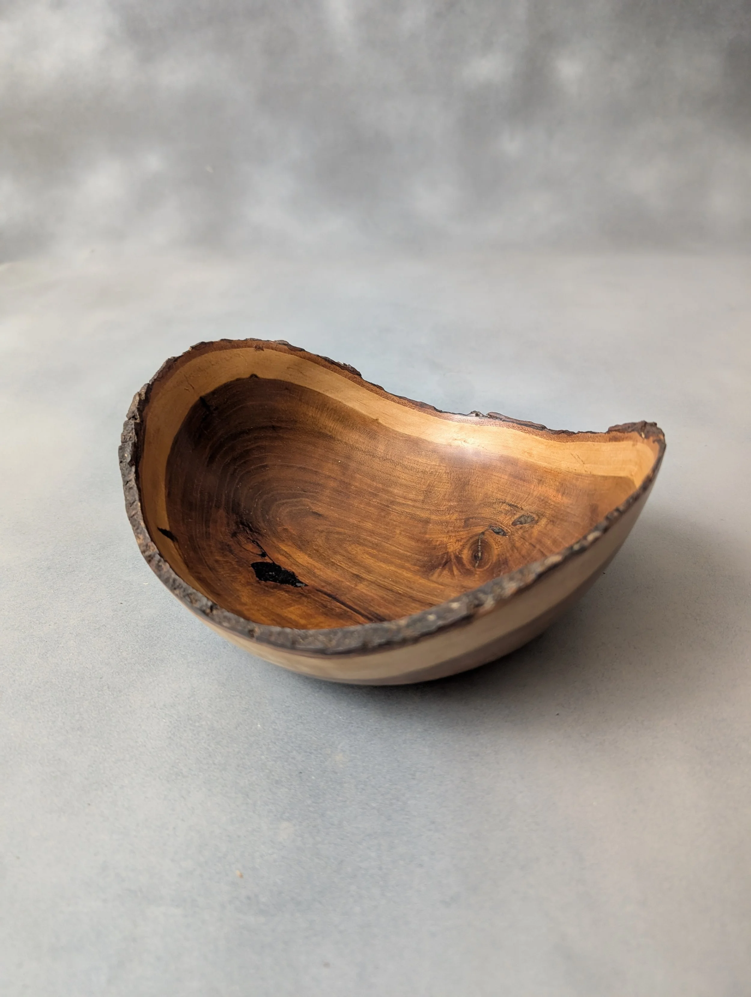 Cherry Natural edged Bowl