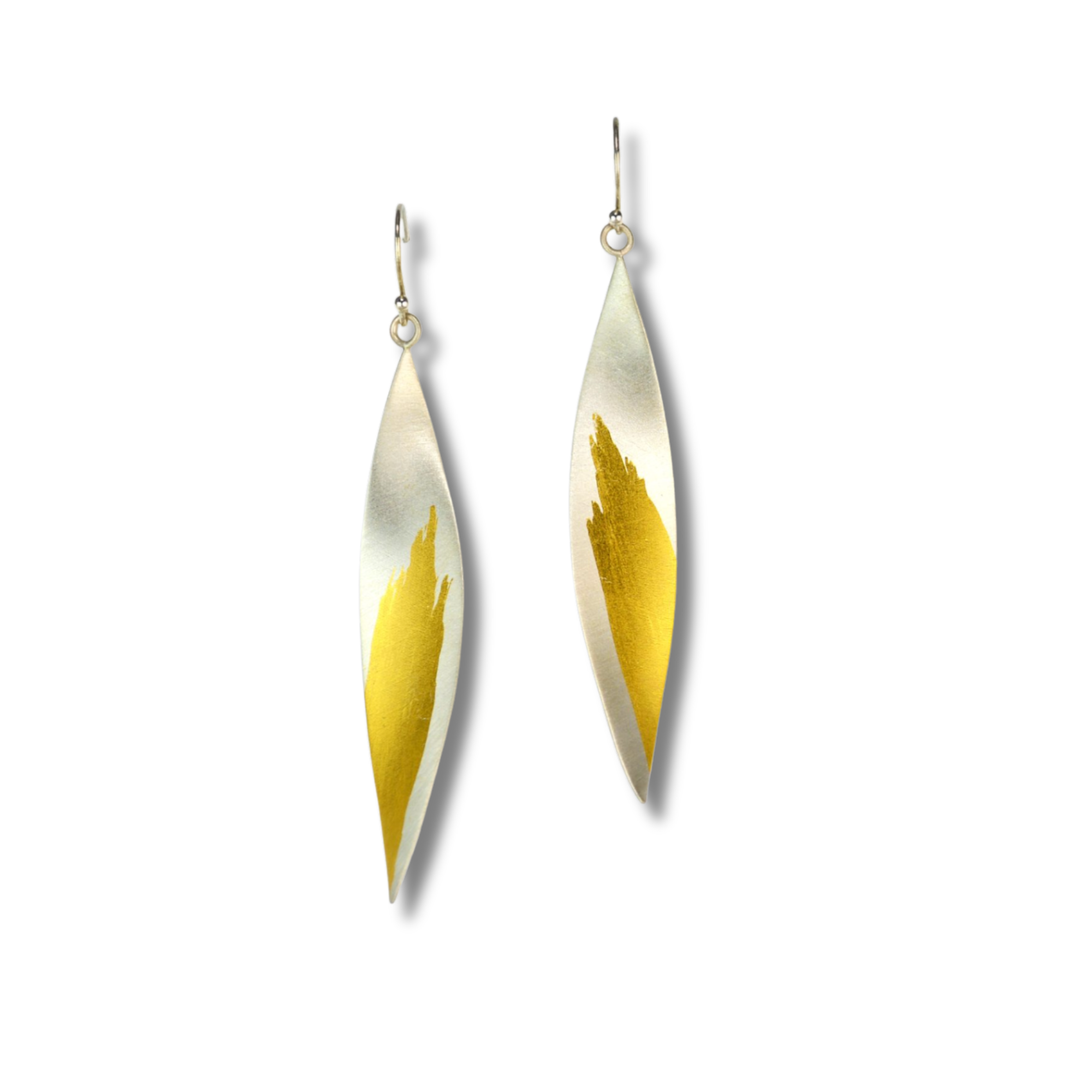 Long Leaf Dangle Earrings