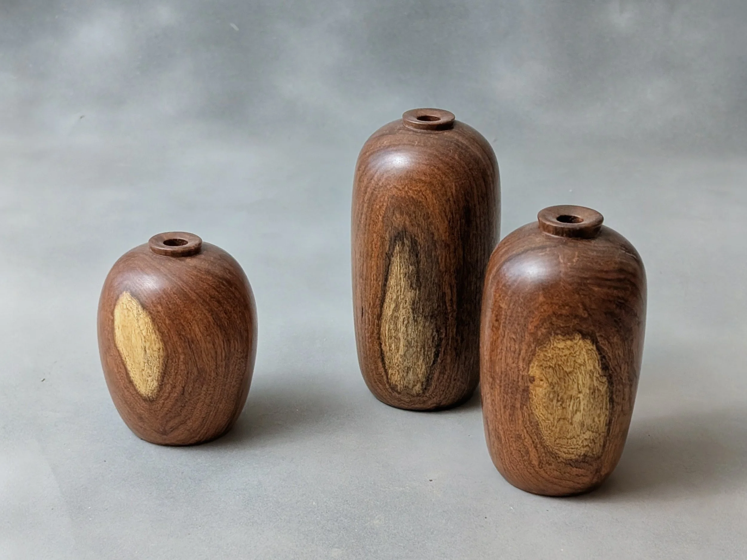 Mesquite Bud Vase Trio