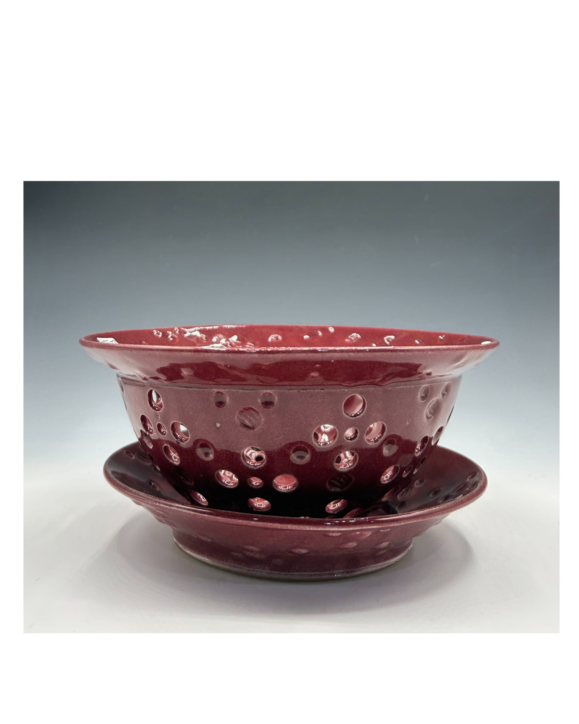 Berry Bowl and Saucer