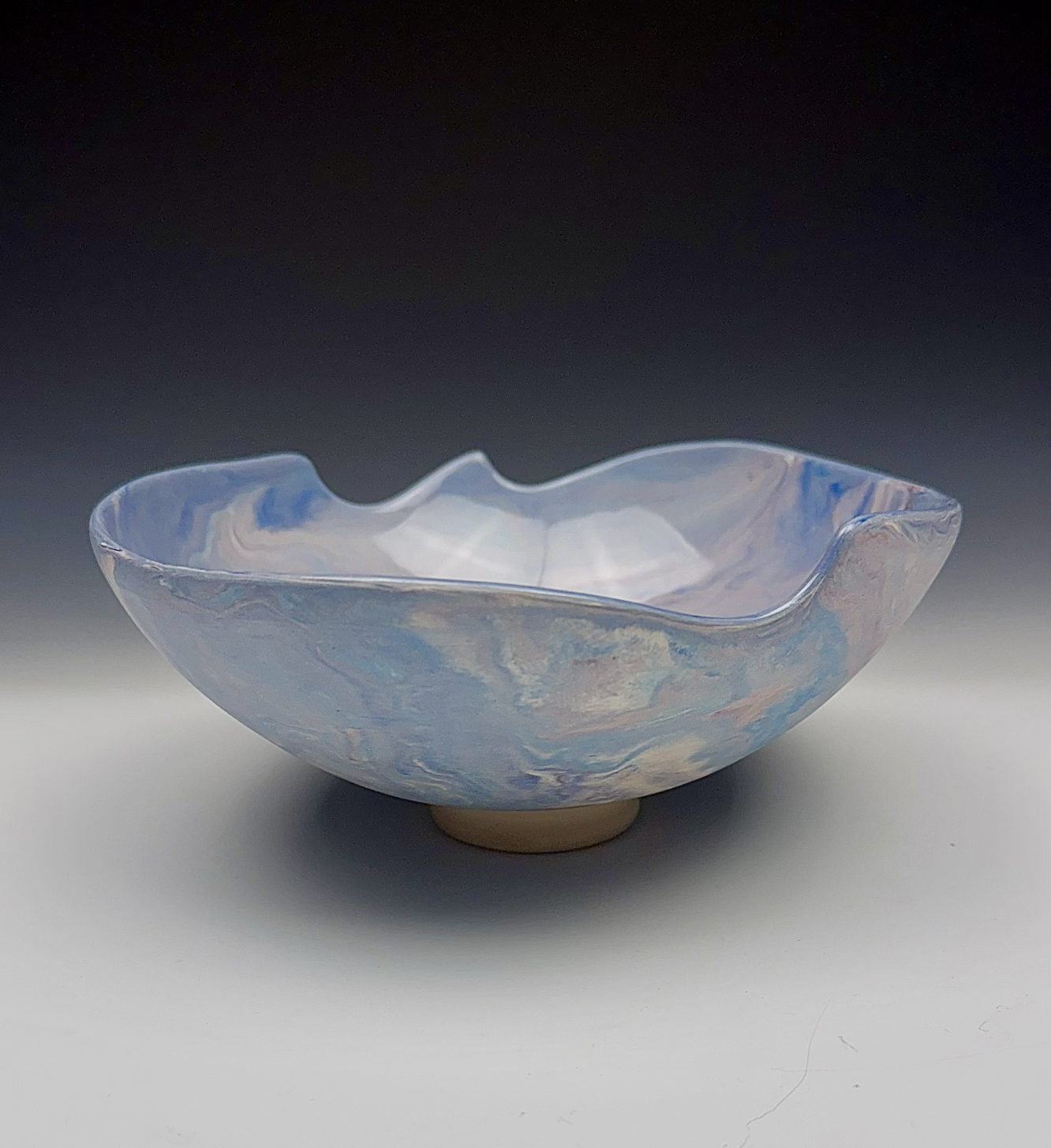 Coffee Table Bowl - Blue & Purple