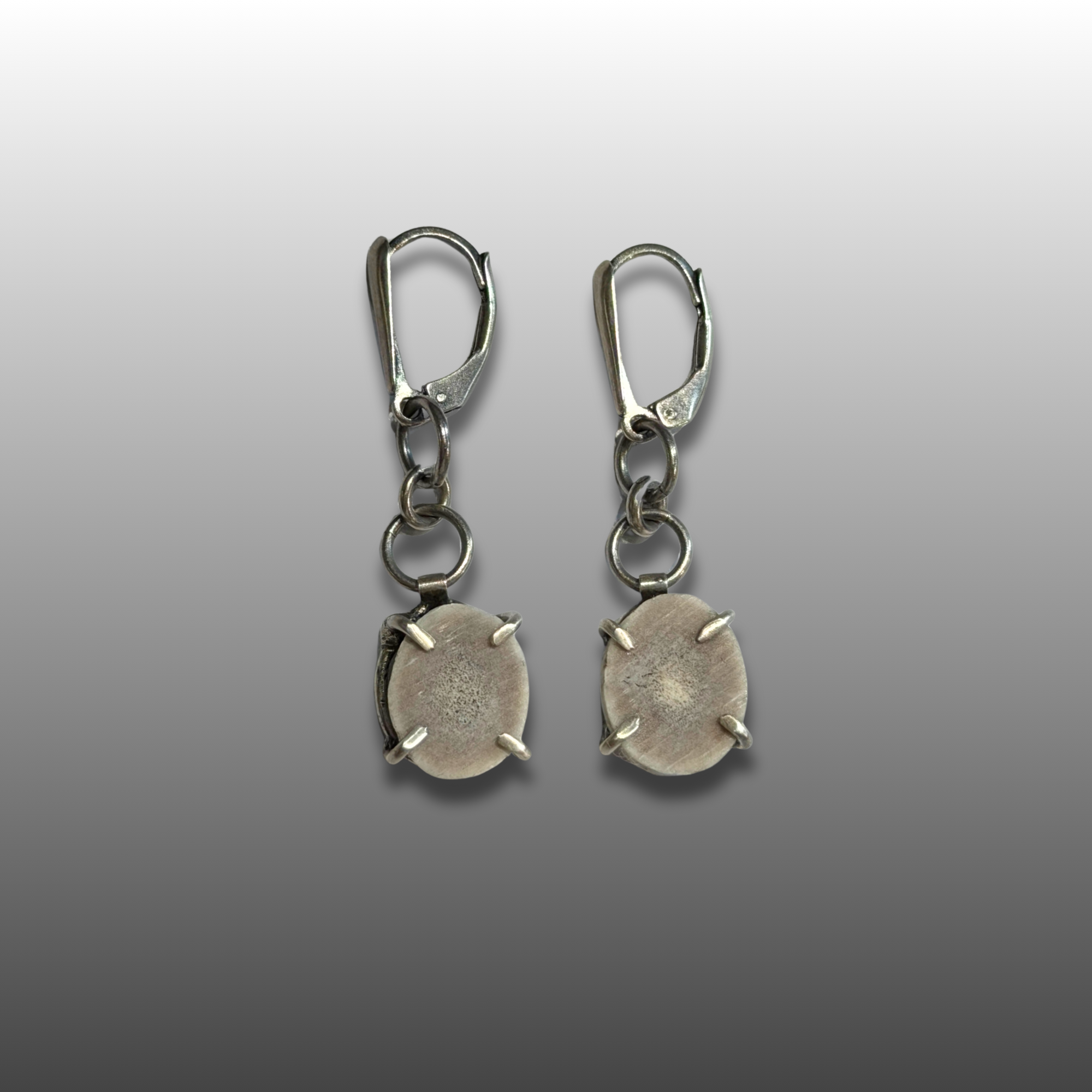 Deer Antler Slice Earrings