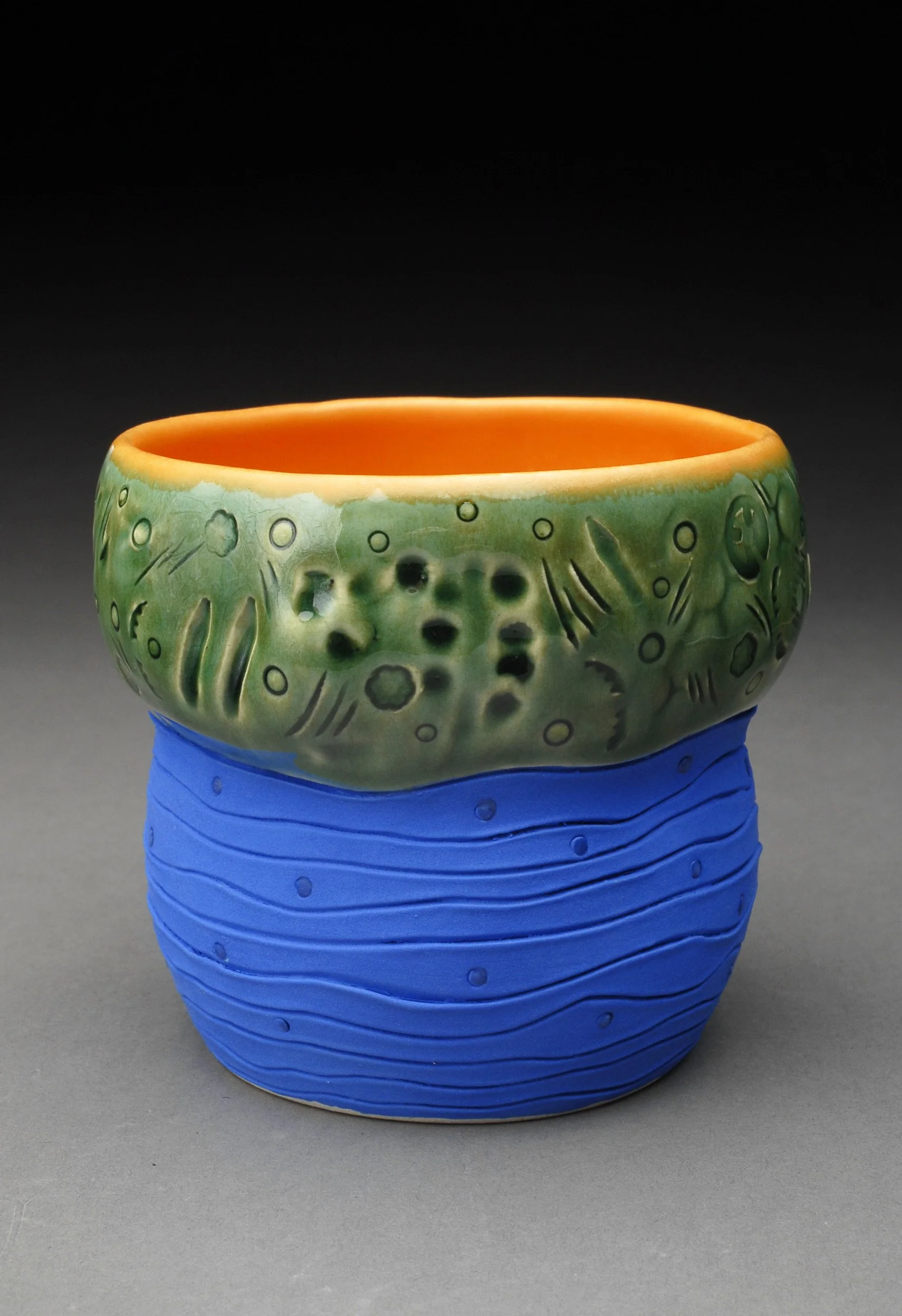 Green Markings Vase