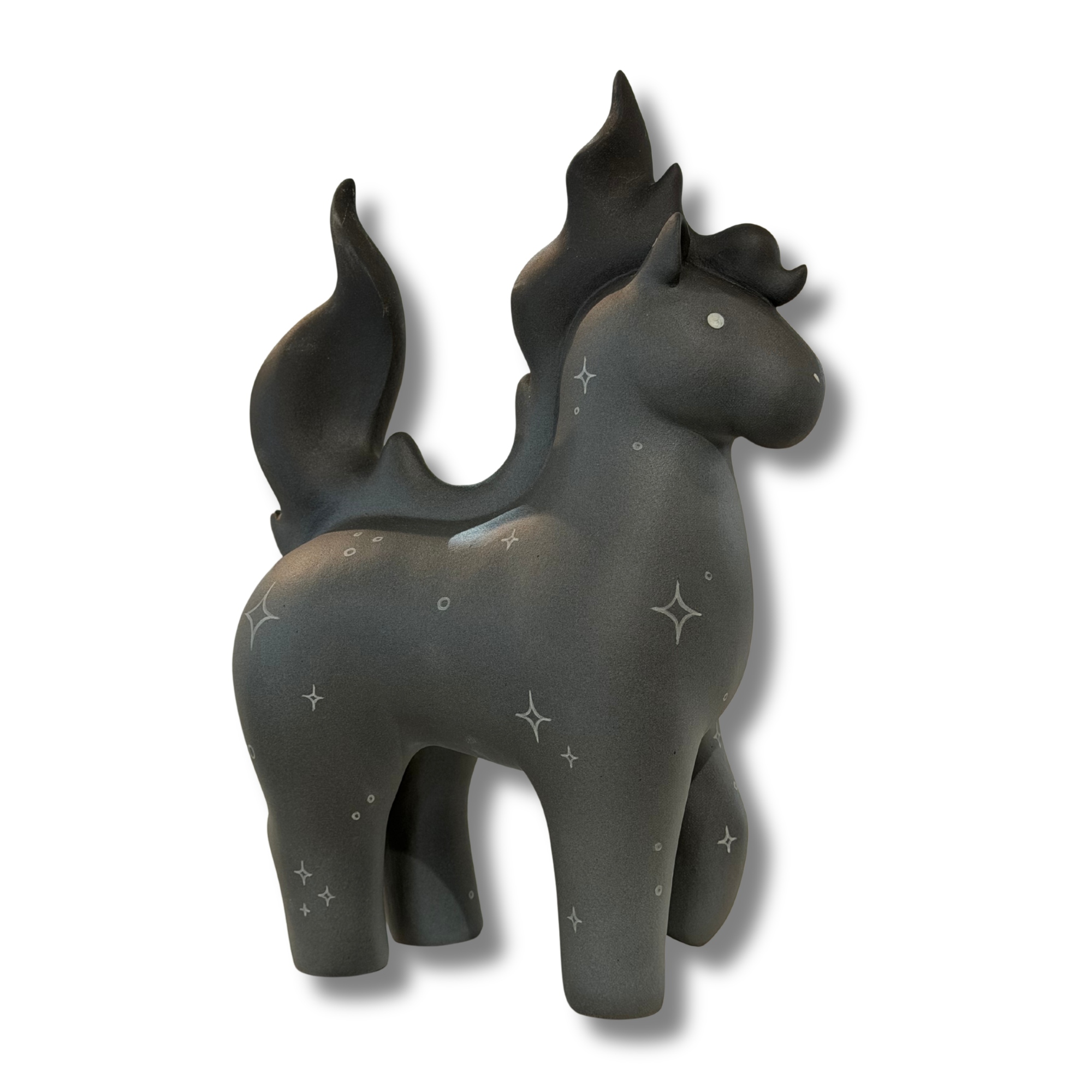 Large Black Horse