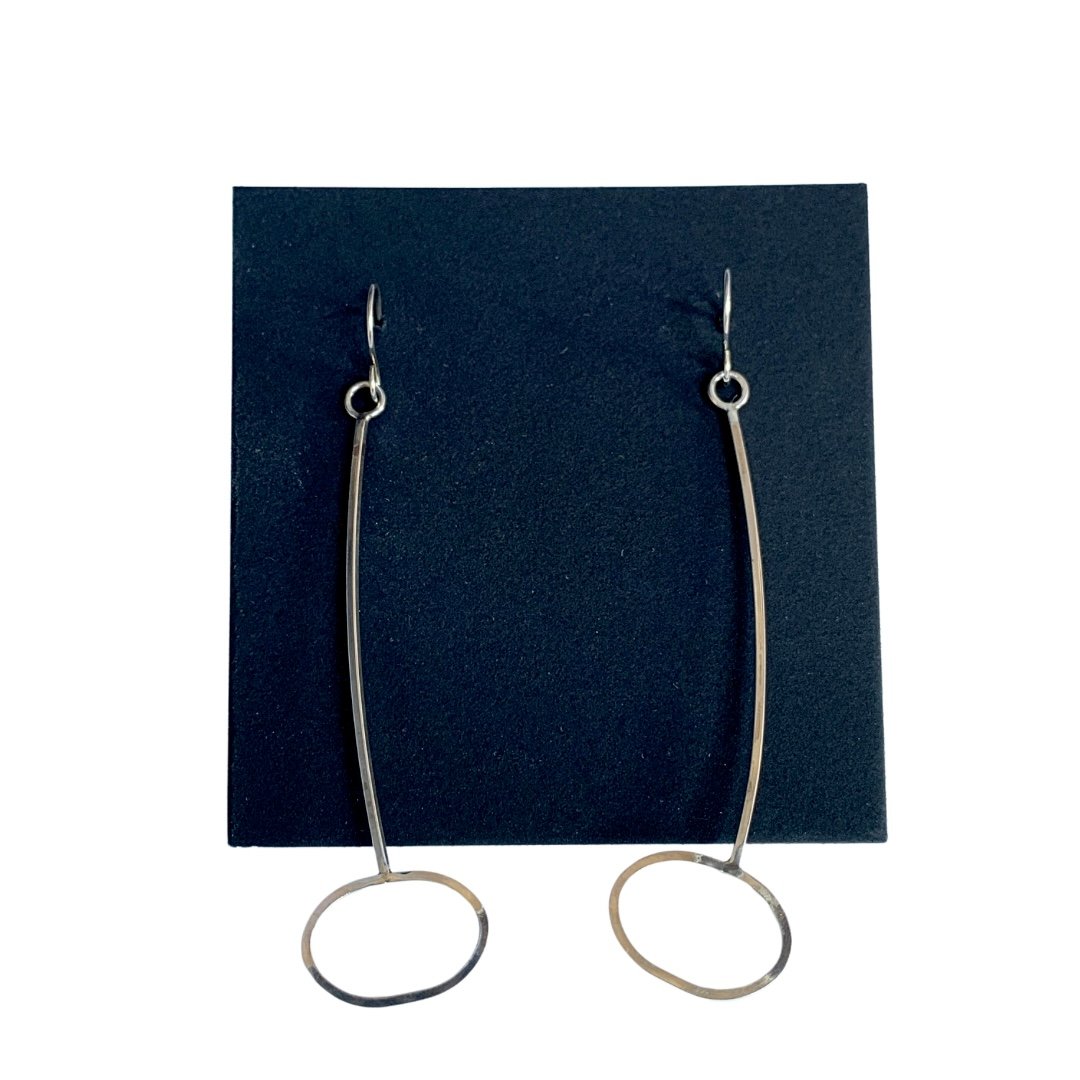 Oval Drop Earrings