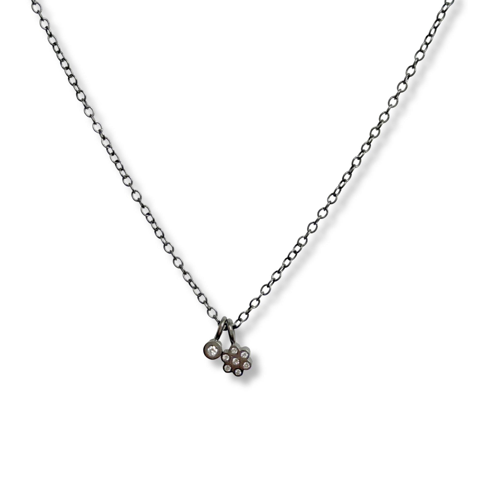 Honeycomb & Dot Necklace
