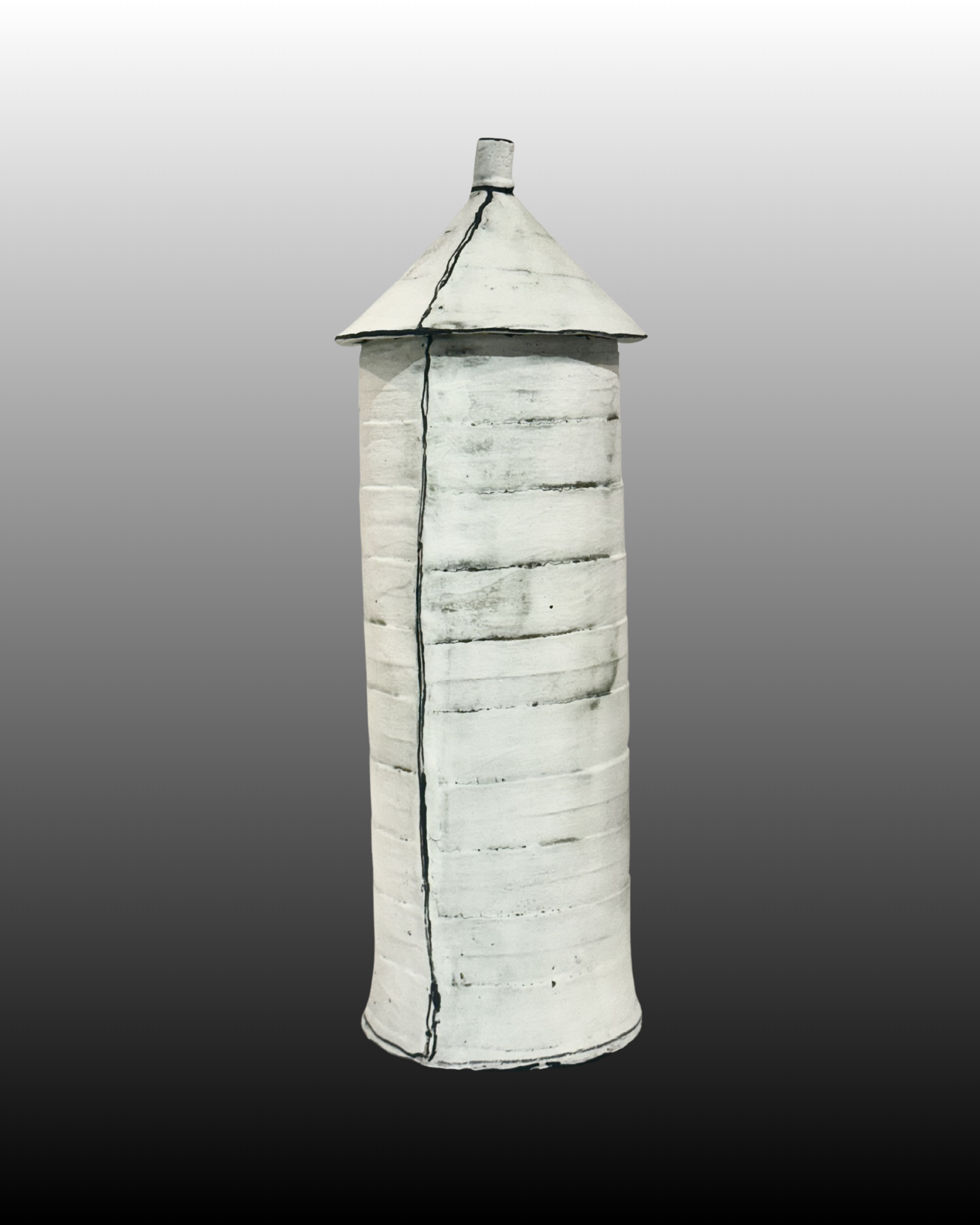 Short White Silo