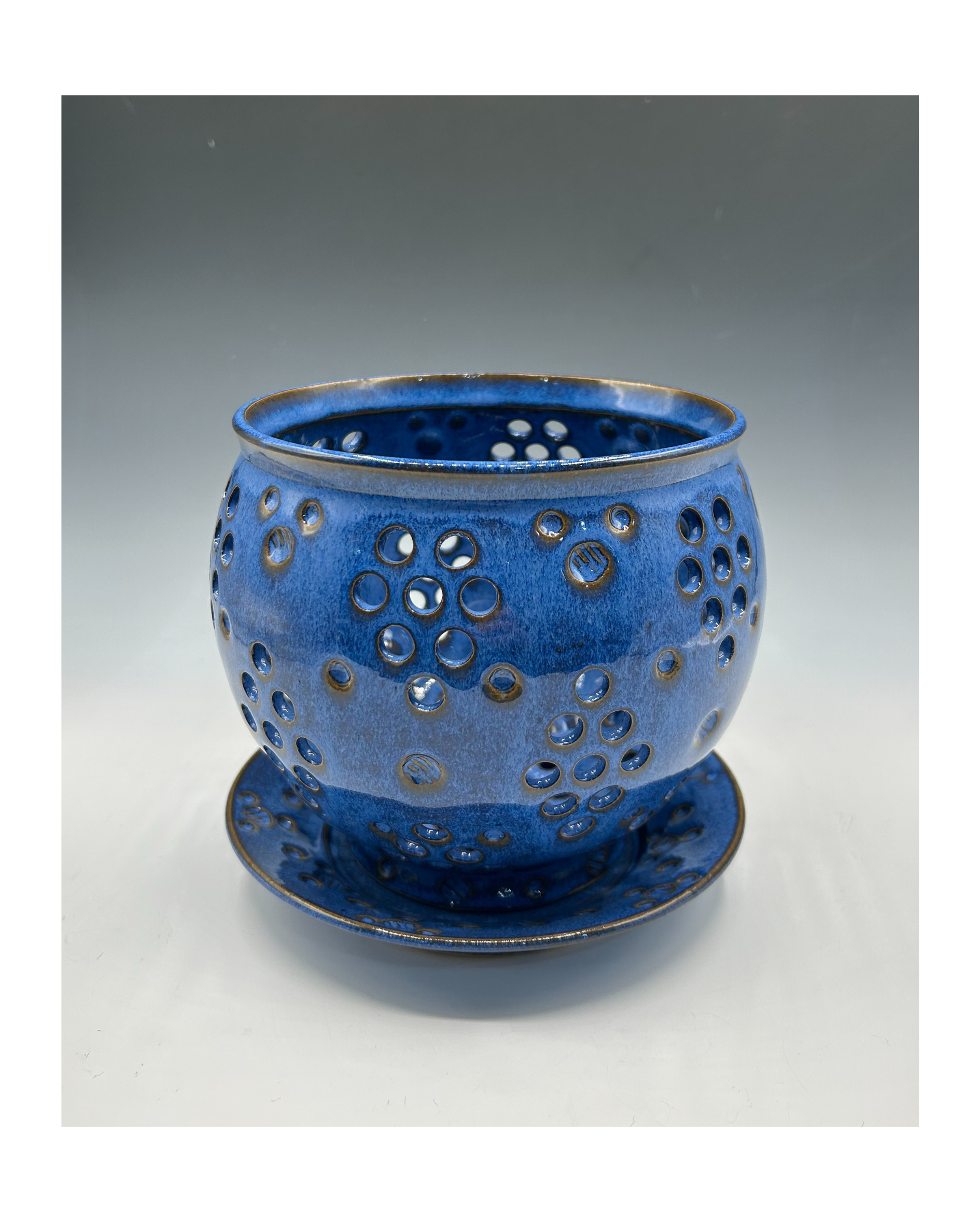 Berry Bowl and Saucer