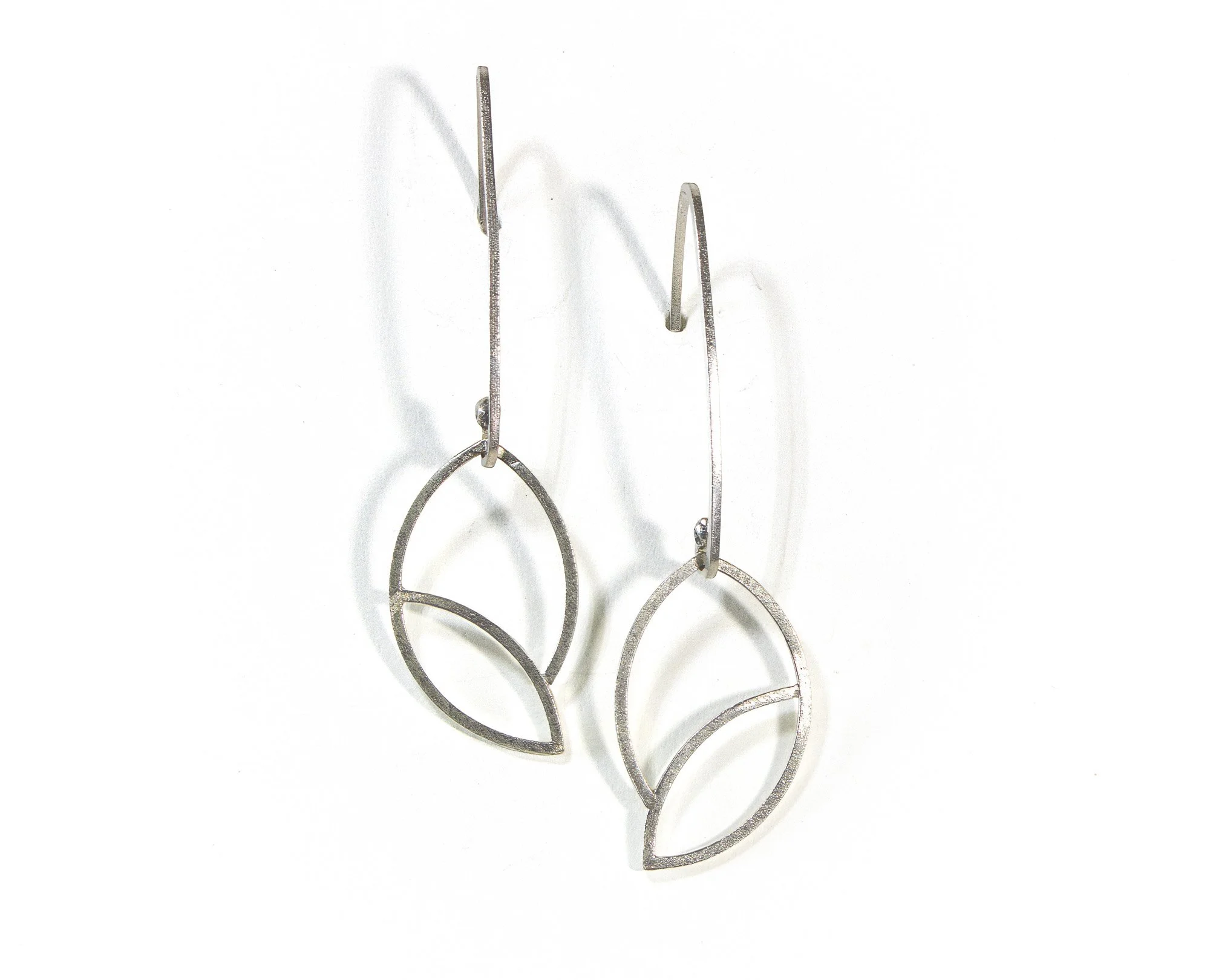 Sterling Silver Wire Dangle Earrings