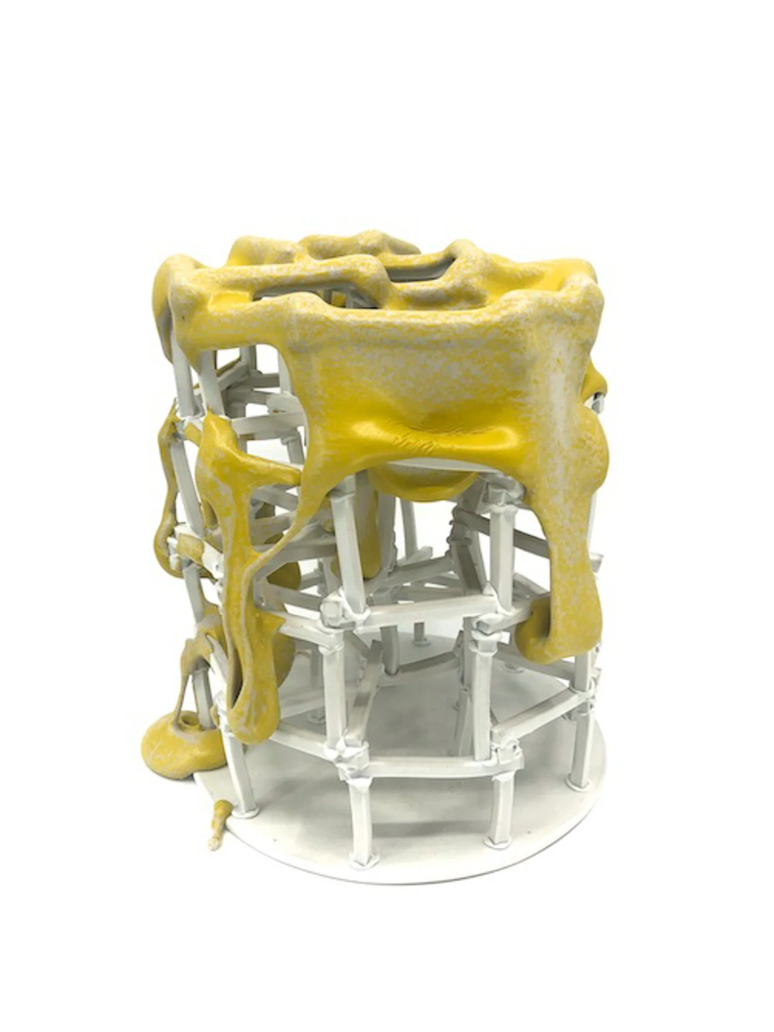 Scaffolded Vessel in Yellow