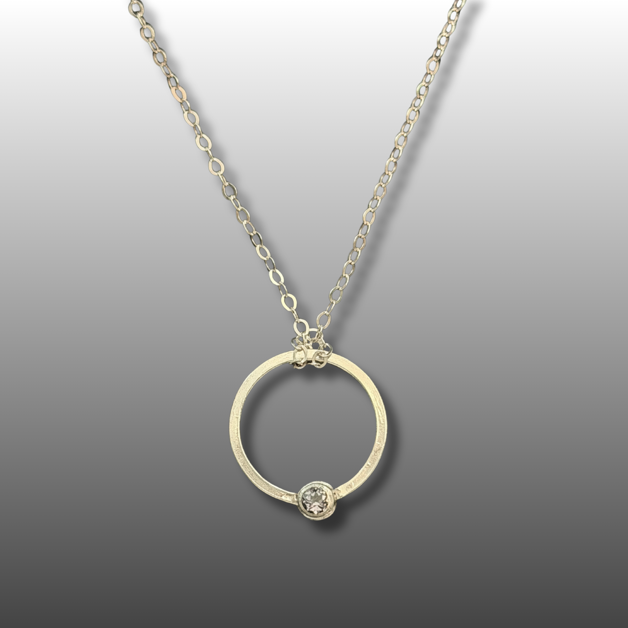 Sterling Silver & Alexandrite Necklace
