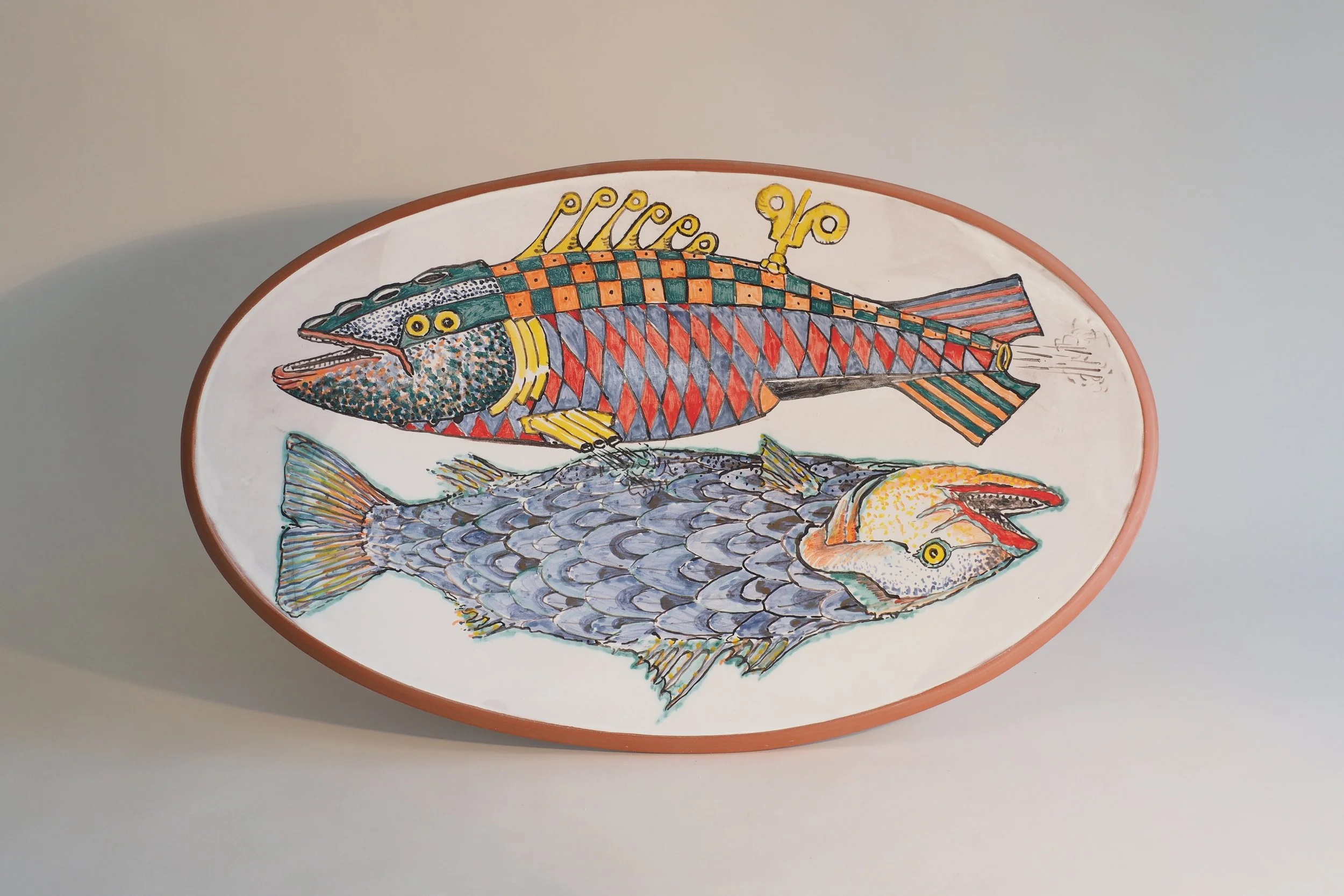 Two Inverted Fish Platter