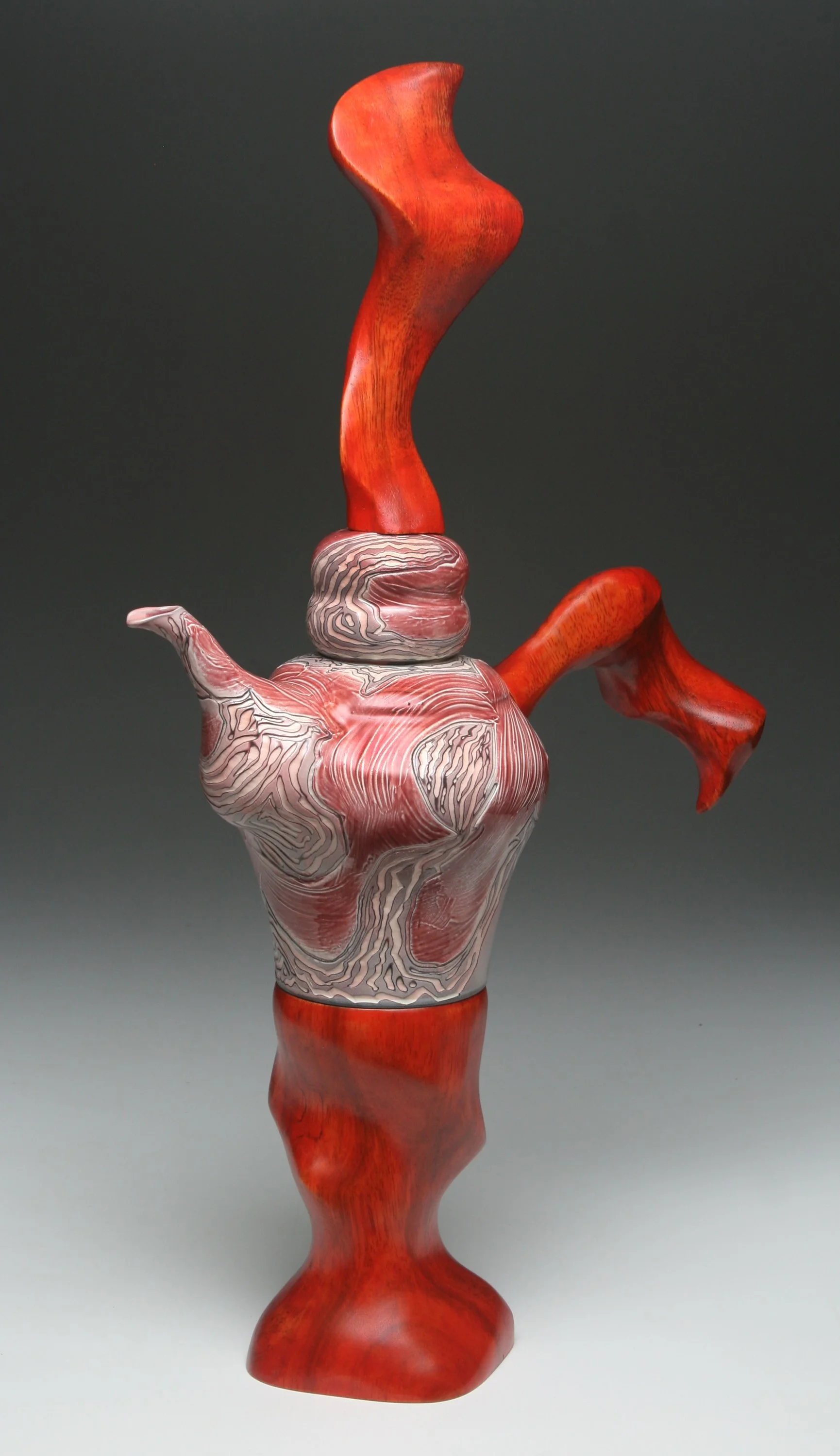 Red Flame Teapot