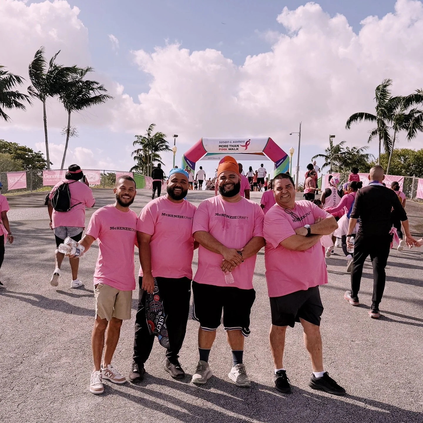 Taking a moment out of the workshop at the 2025 Miami / Fort Lauderdale @komenracesandwalks in support of breast cancer awareness and research. Proud to stand with our community in the fight for a cure. Join us this October and donate to support life