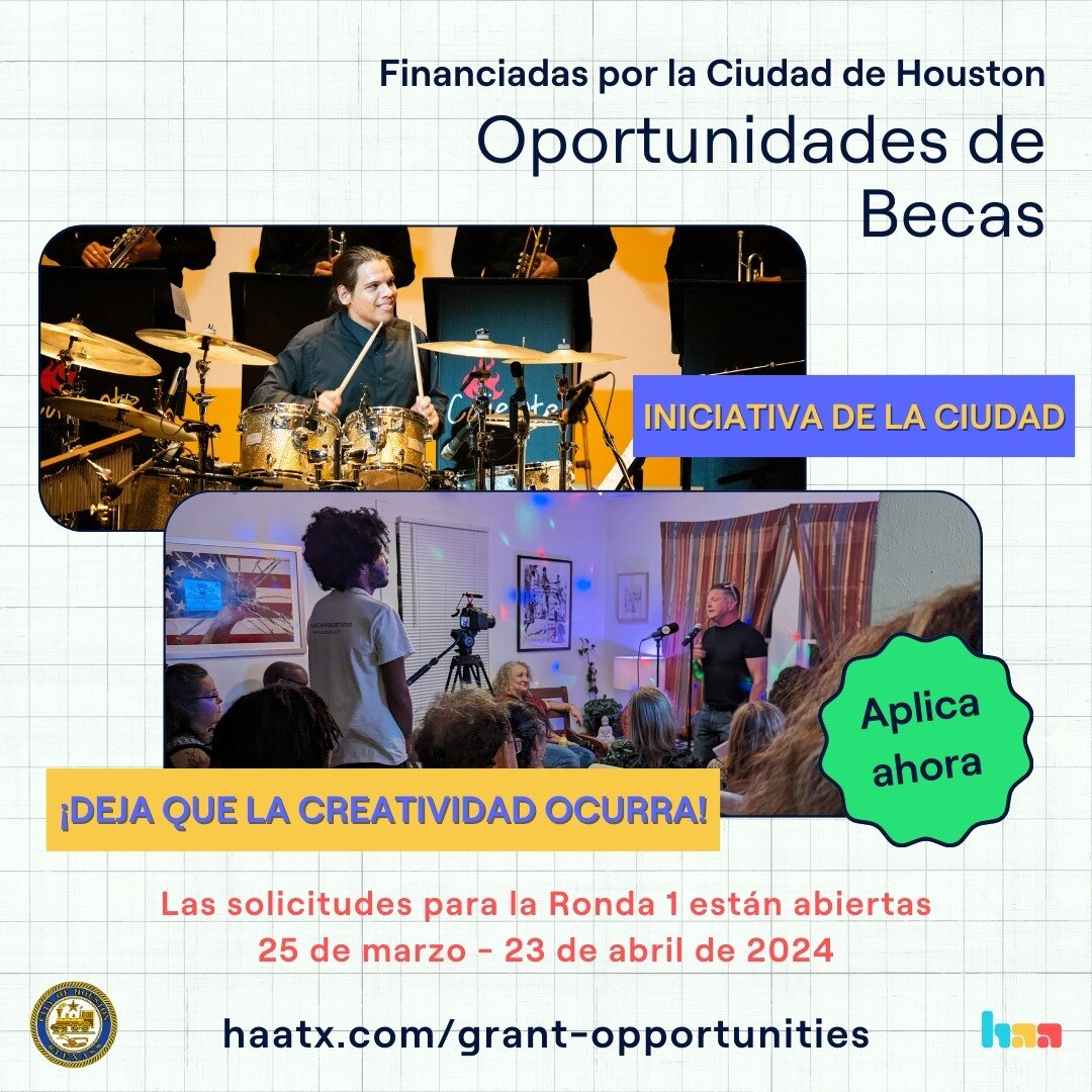 📣 &iexcl;Alerta de oportunidades de becas! Los programas de becas financiados por la ciudad, &iexcl;Deja Que la Creatividad Ocurra! e Iniciativa de la Ciudad, est&aacute;n ahora abiertos para la primera ronda de solicitudes. Los premios &iexcl;Deja 