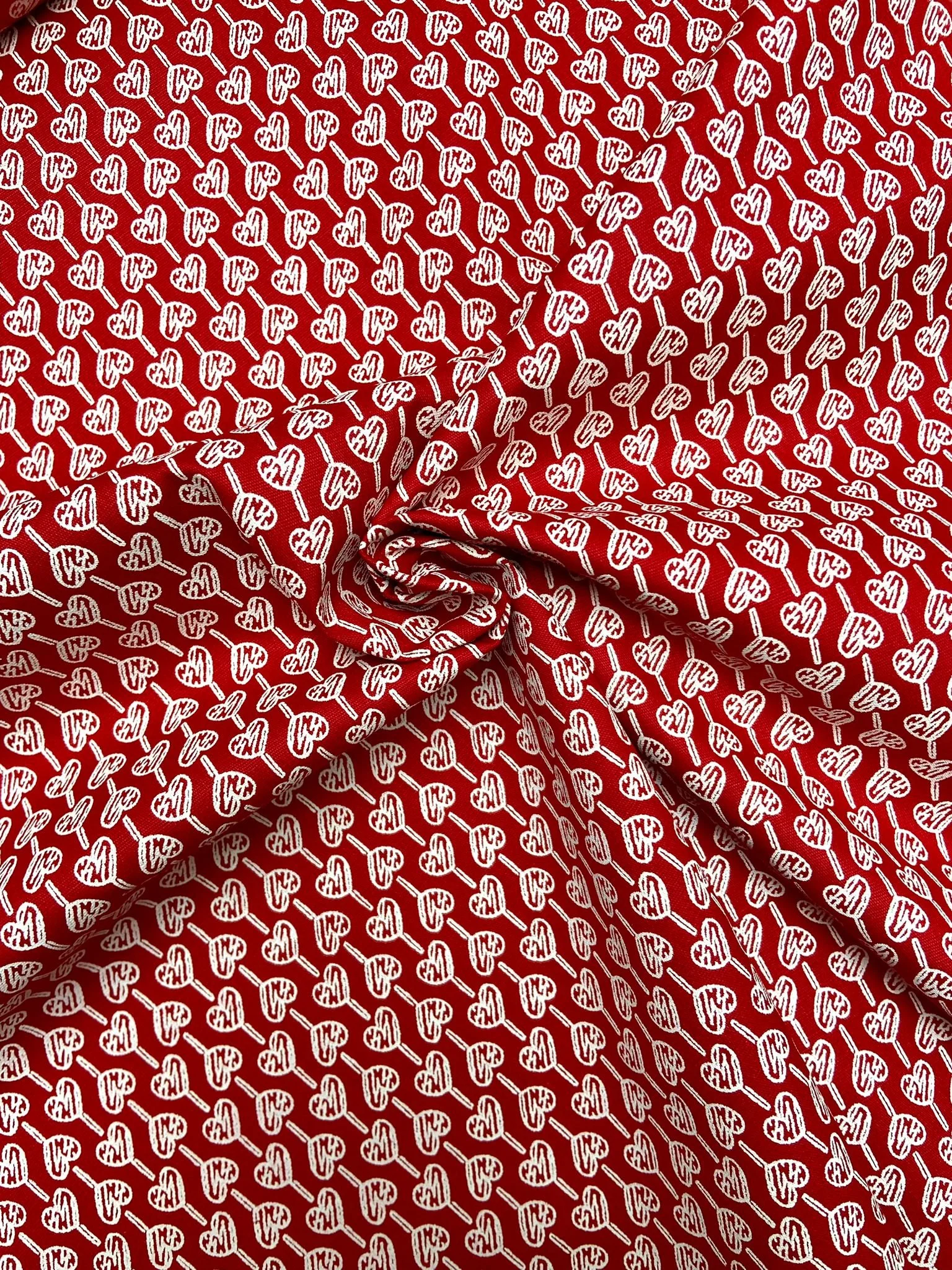 900204 - Pirulito de Corações Vermelho