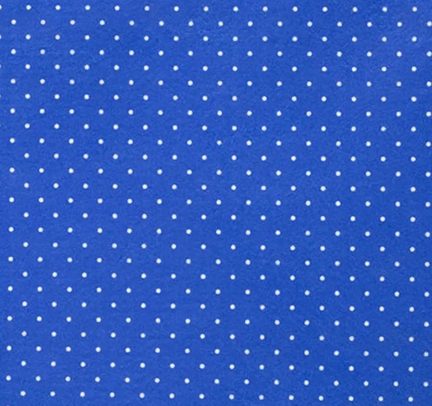 5106.102 - Poá Branco com Fundo Azul - 50x70cm