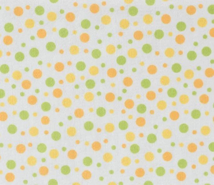 5088.035 - Poá Branco e Verde - 50x70cm