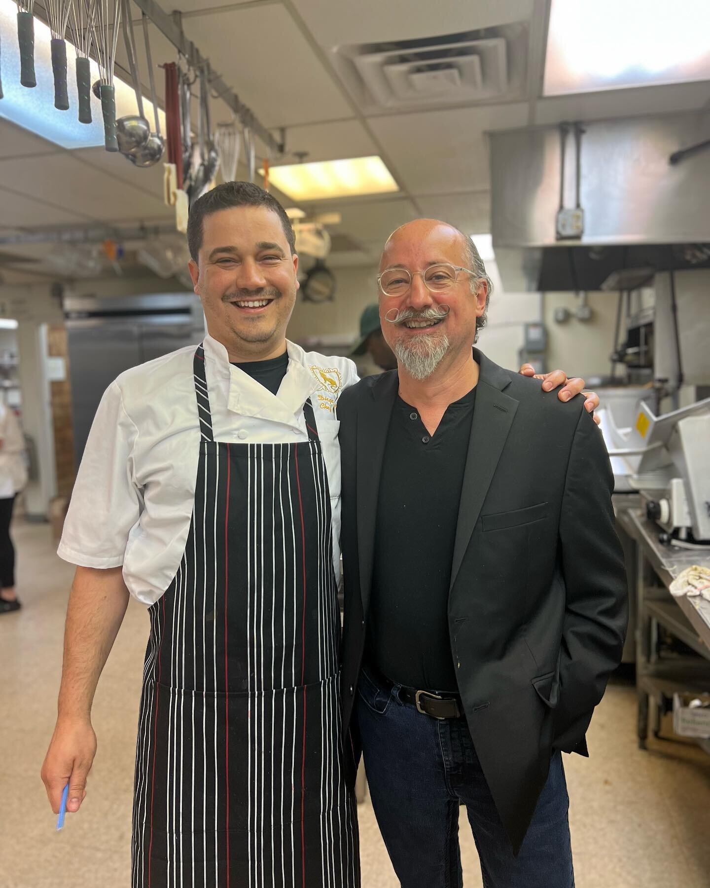 What a surprise!!!! We are so happy to have welcomed Richard Brackett and his lovely wife Laurie for a snack and a drink last night! Richard is the best General Manager in the Boston area and was a mentor for Chef Diego since day one. Richard worked 