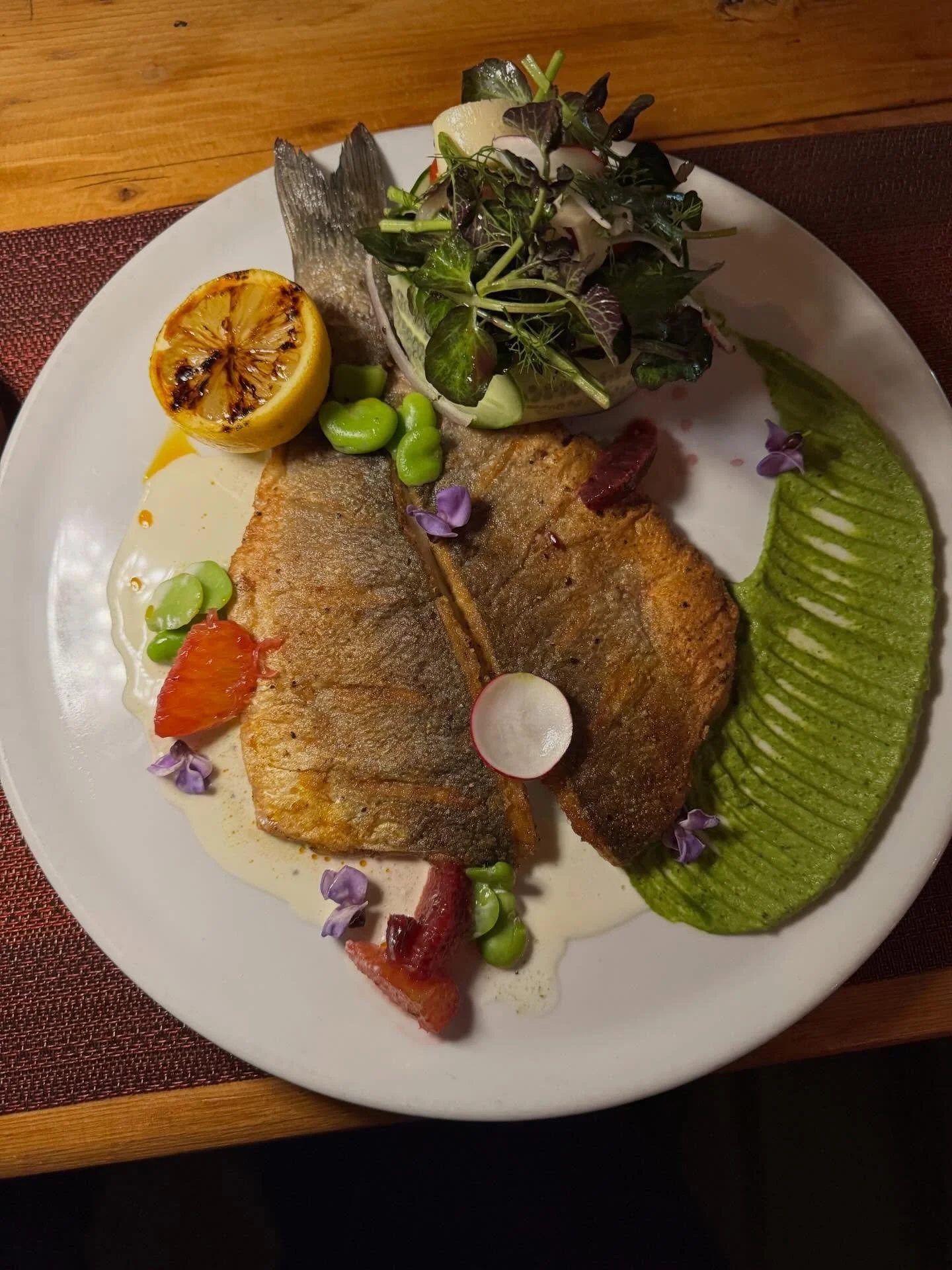 Spring is almost here! Pan Seared Branzino tonight! Stay tuned for some home made pasta this weekend!