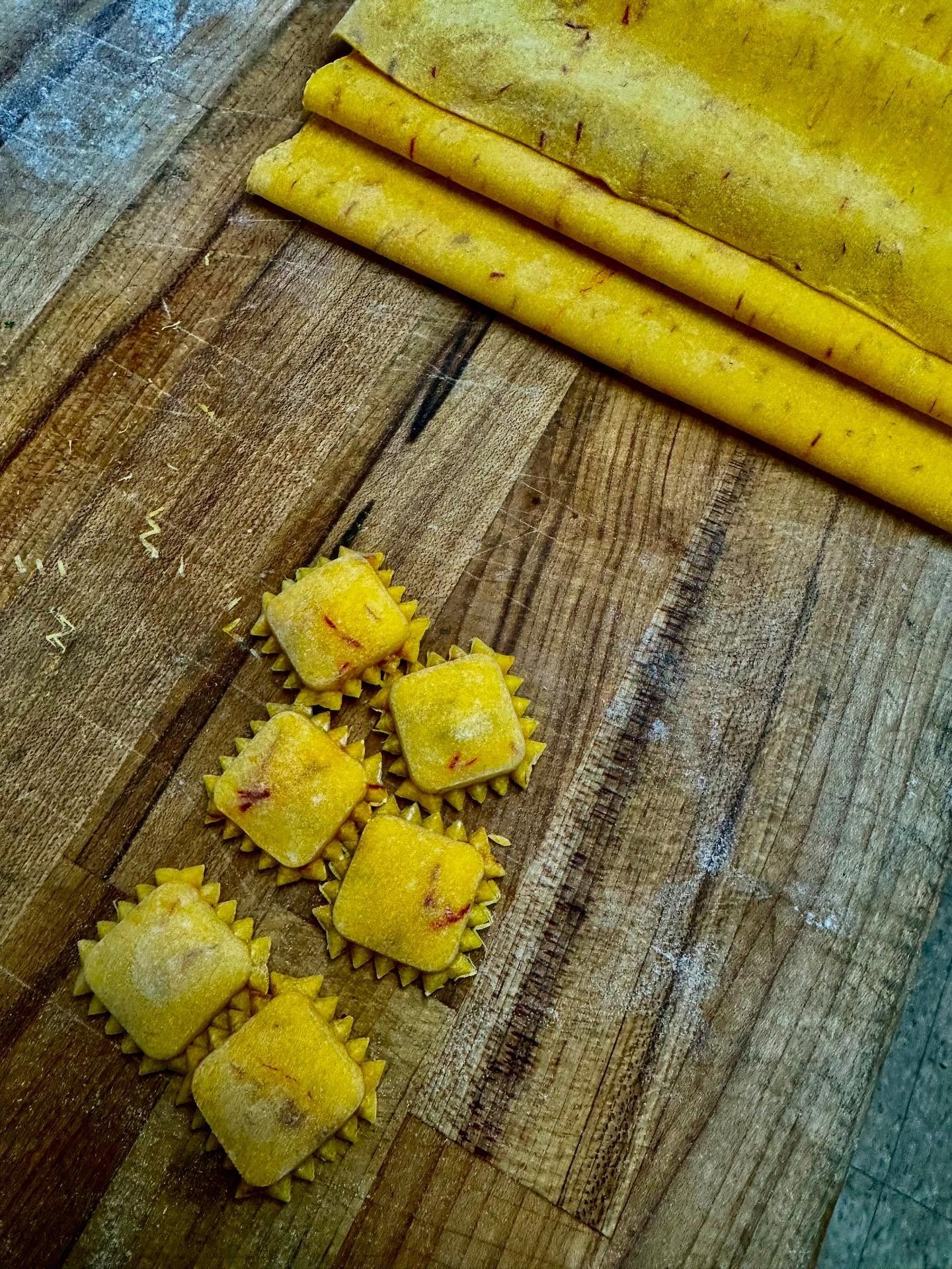 Chef Diego&rsquo;s Hand Stamped Raviolis are back in action this weekend!