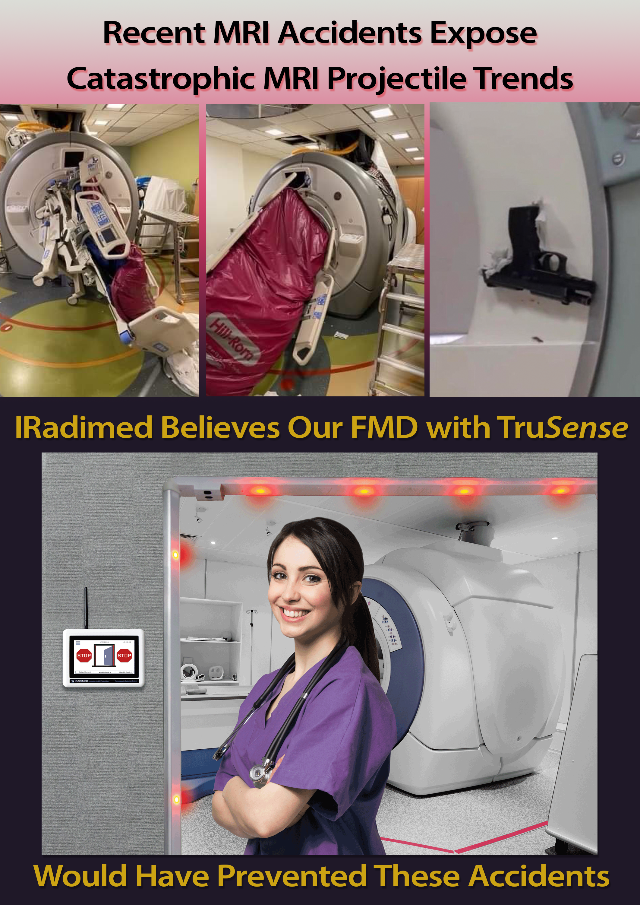 Detector de metales para IRM de pared - FMD - IRADIMED CORPORATION