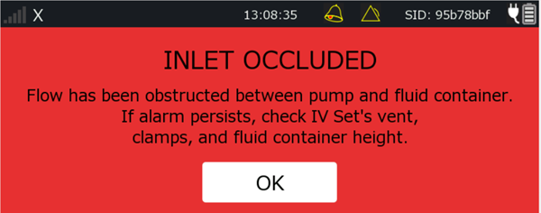 7. Alarms that guide a user to corrective actions