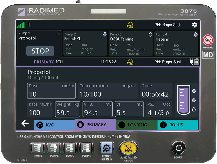 3870 MRI Infusion Pump — IRadimed