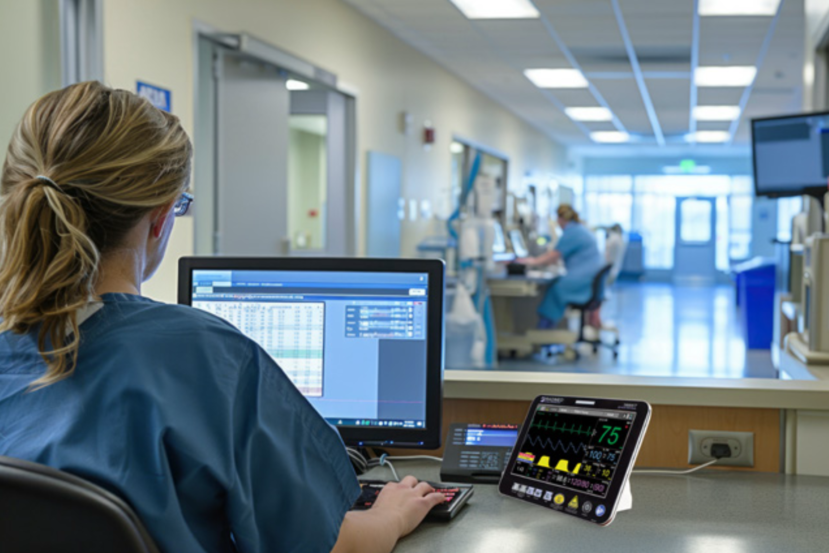 Nurses Station for Telemetry