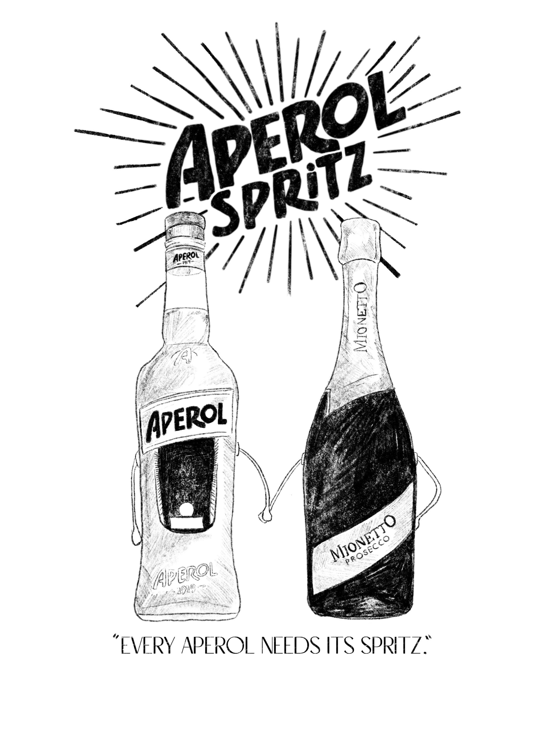 Drink poster - aperol spritz