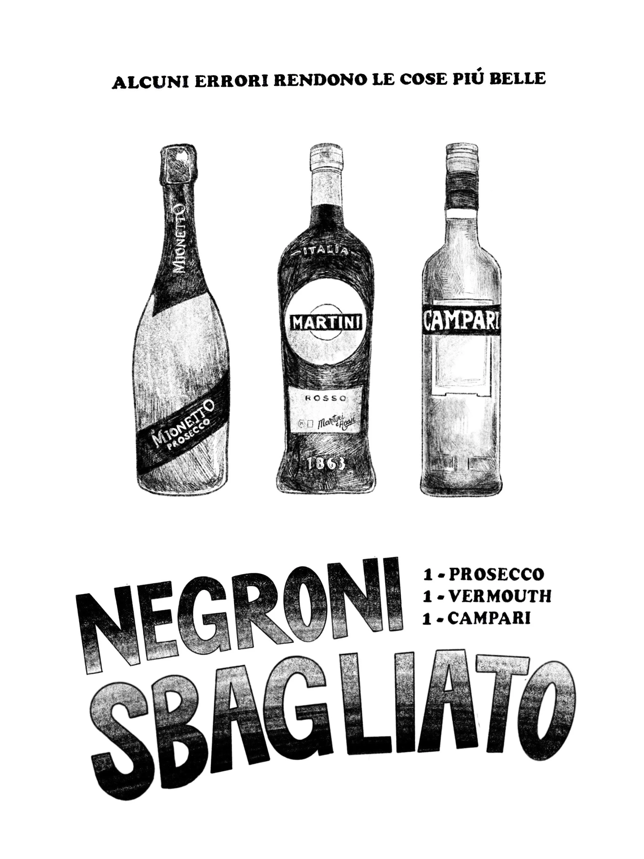 Drink poster - negroni