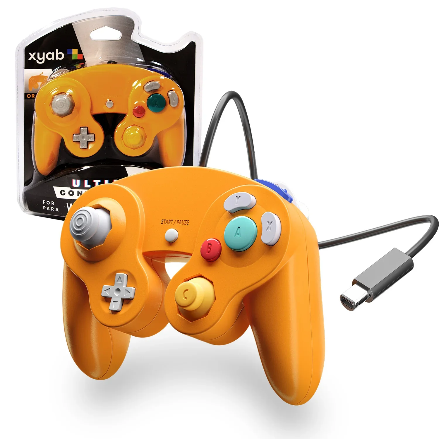 XYAB Premium Spice Orange Nintendo GameCube, Wii/Wii U Controller