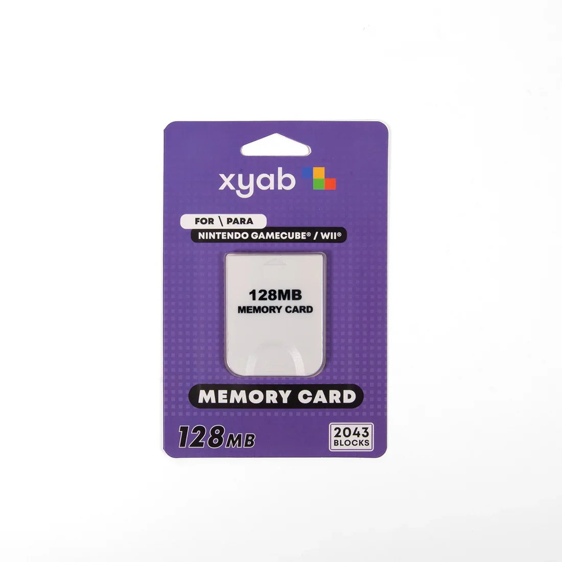 XYAB Nintendo 128 MB GameCube/Wii Memory Card - 2043 blocks -