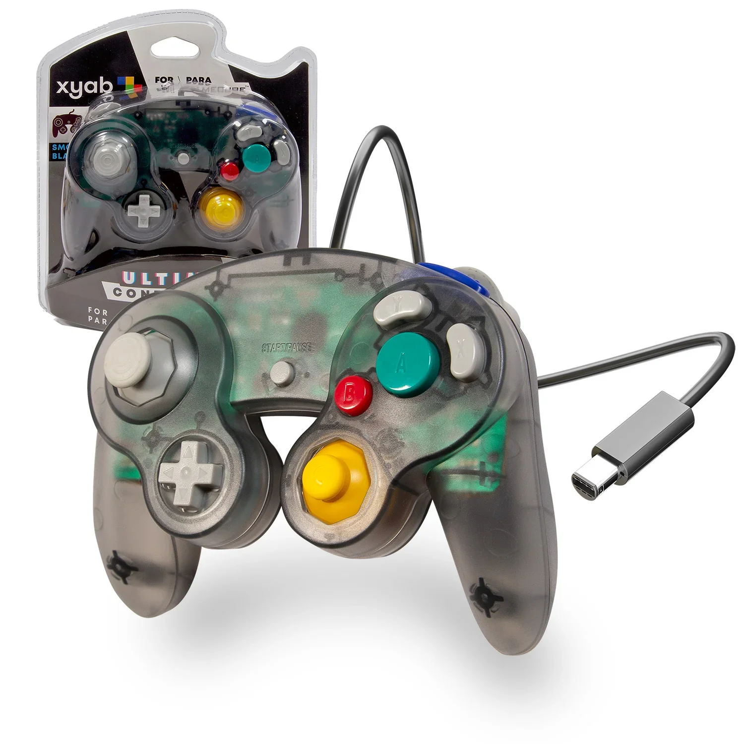 XYAB Premium Smoke Black Nintendo GameCube, Wii/Wii U Controller