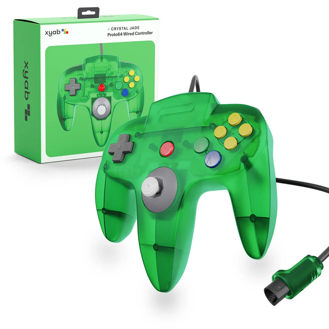XYAB Premium Crystal Jade Nintendo 64 Controller