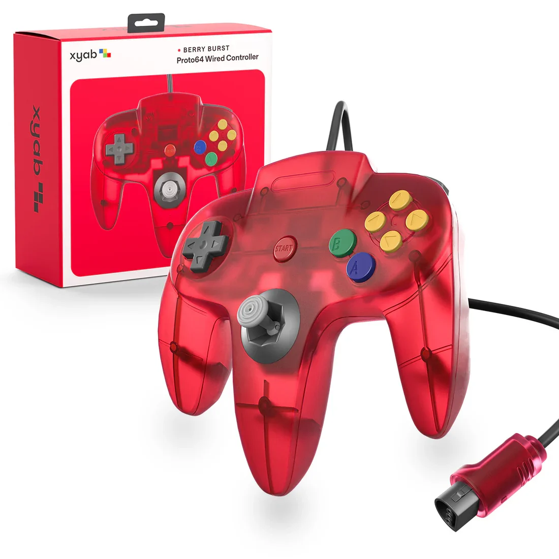 XYAB Premium Berry Burst Nintendo 64 Controller