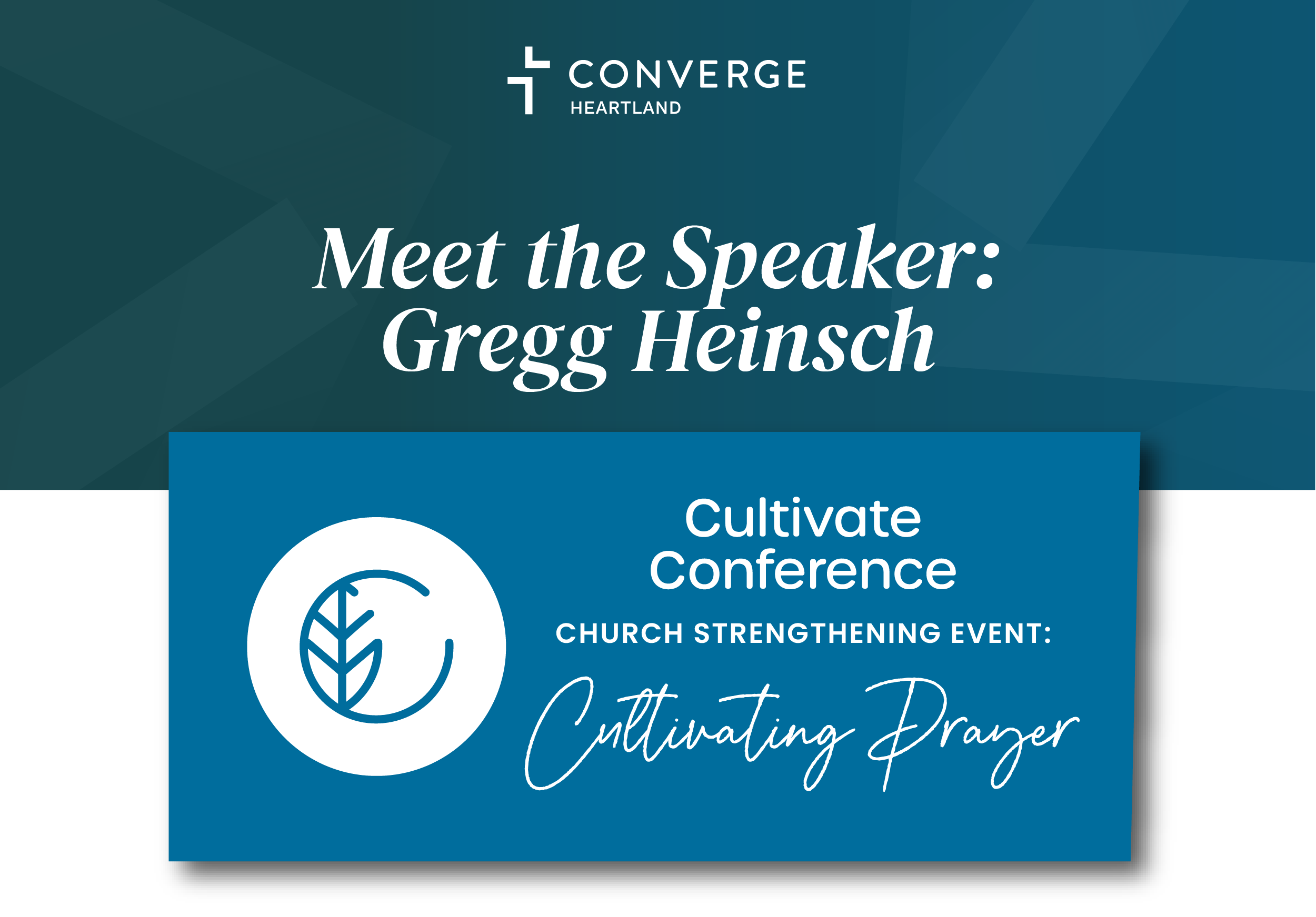 Meet the Speaker: Gregg Heinsch
