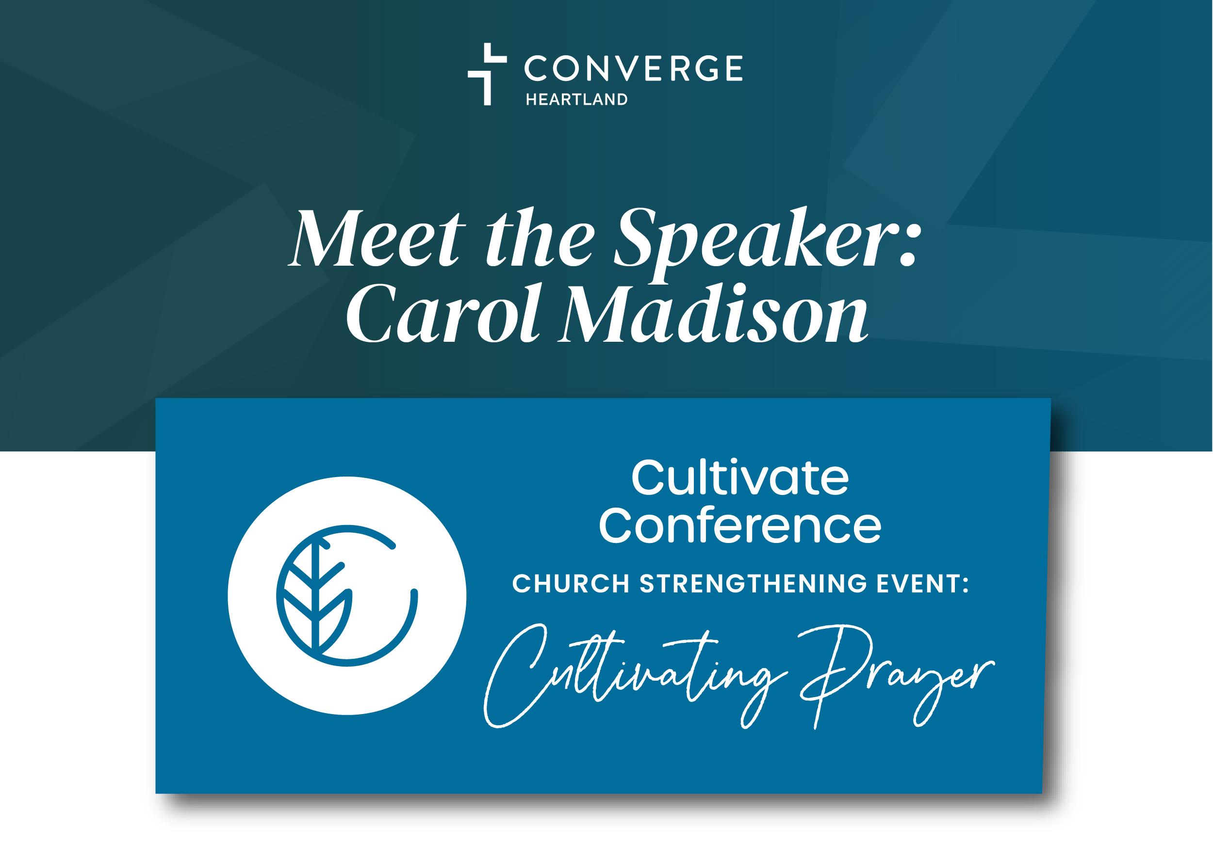 Meet the Speaker: Carol Madison