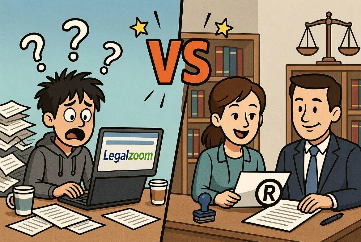 LegalZoom vs. Working with a Trademark Attorney: Is the DIY Route Worth It?