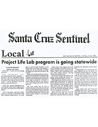 Life Lab in the News 1979-1989