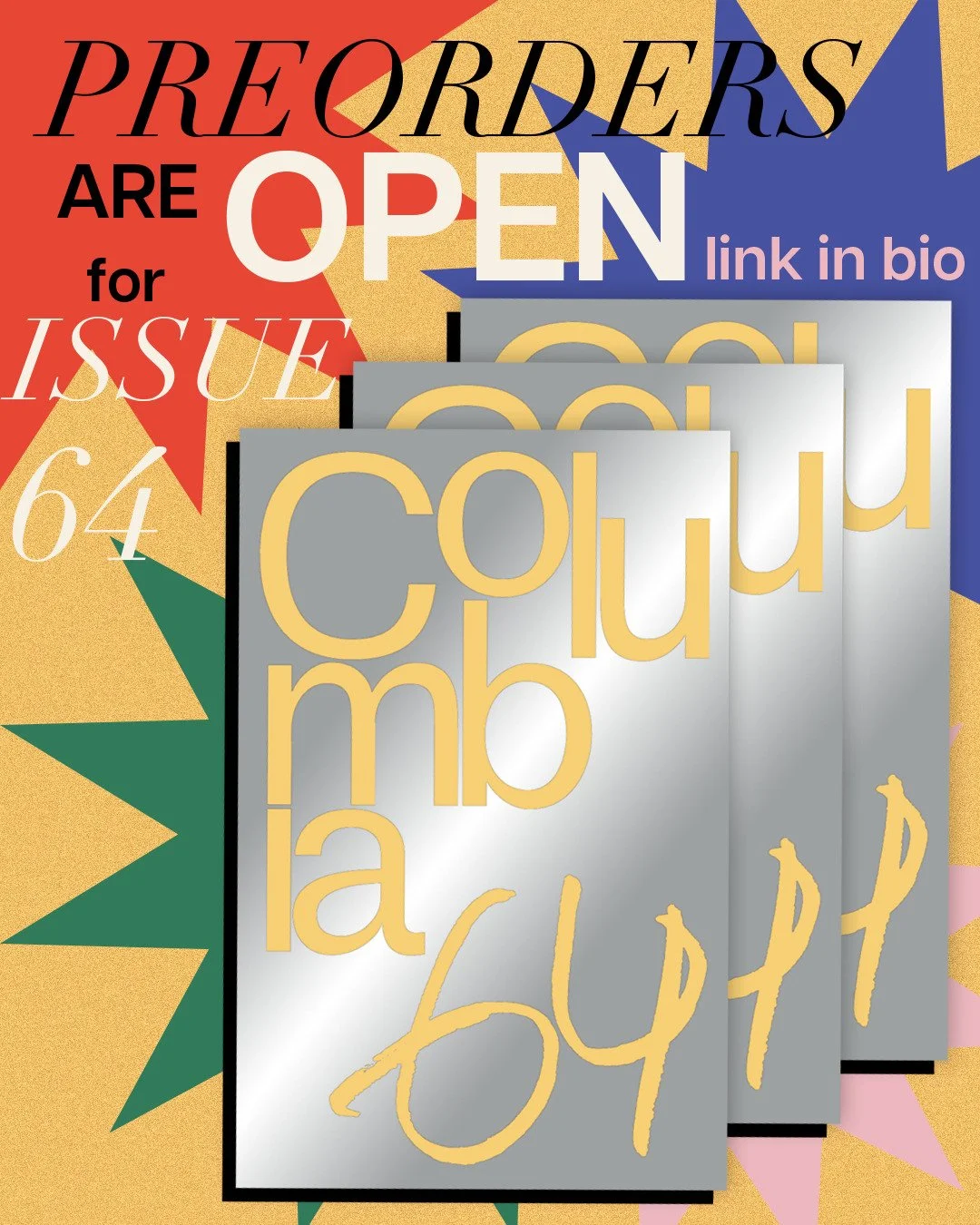 Preorders for Issue 64 are HERE. Use the link in our bio and order by JUNE 7TH to get your copy shipped that same week. After the 7th, orders will close until our offices open again in the Fall. 
Online Contest Winners will be announced shortly...