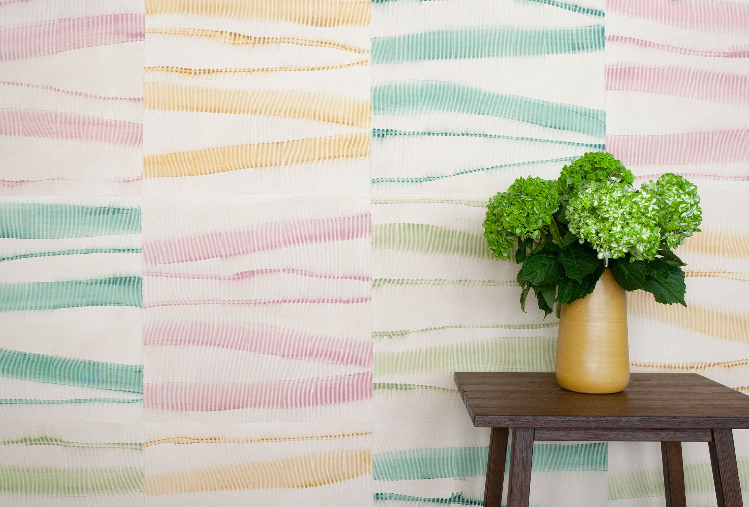 Make Your Own DIY Hand Painted Wallpaper  OhMeOhMy Blog