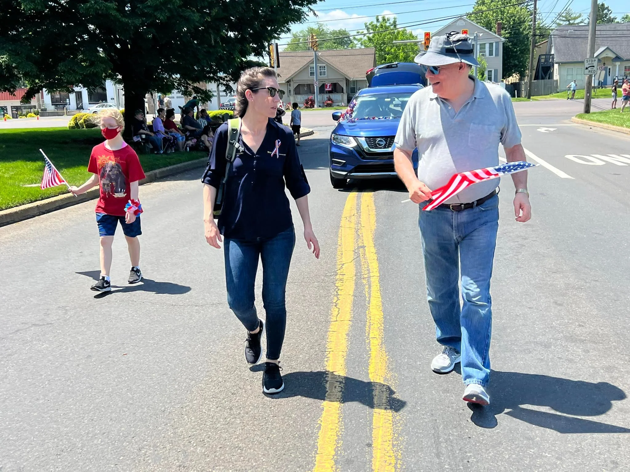 Ashley on the campaign trail