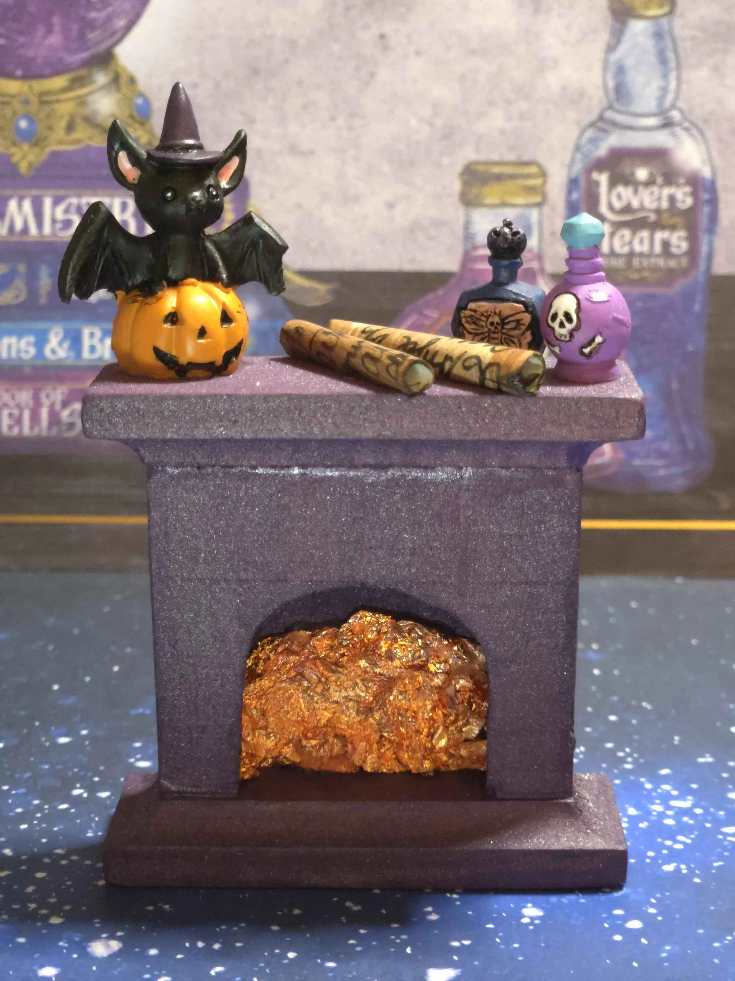 Miniature Witchy Fireplace