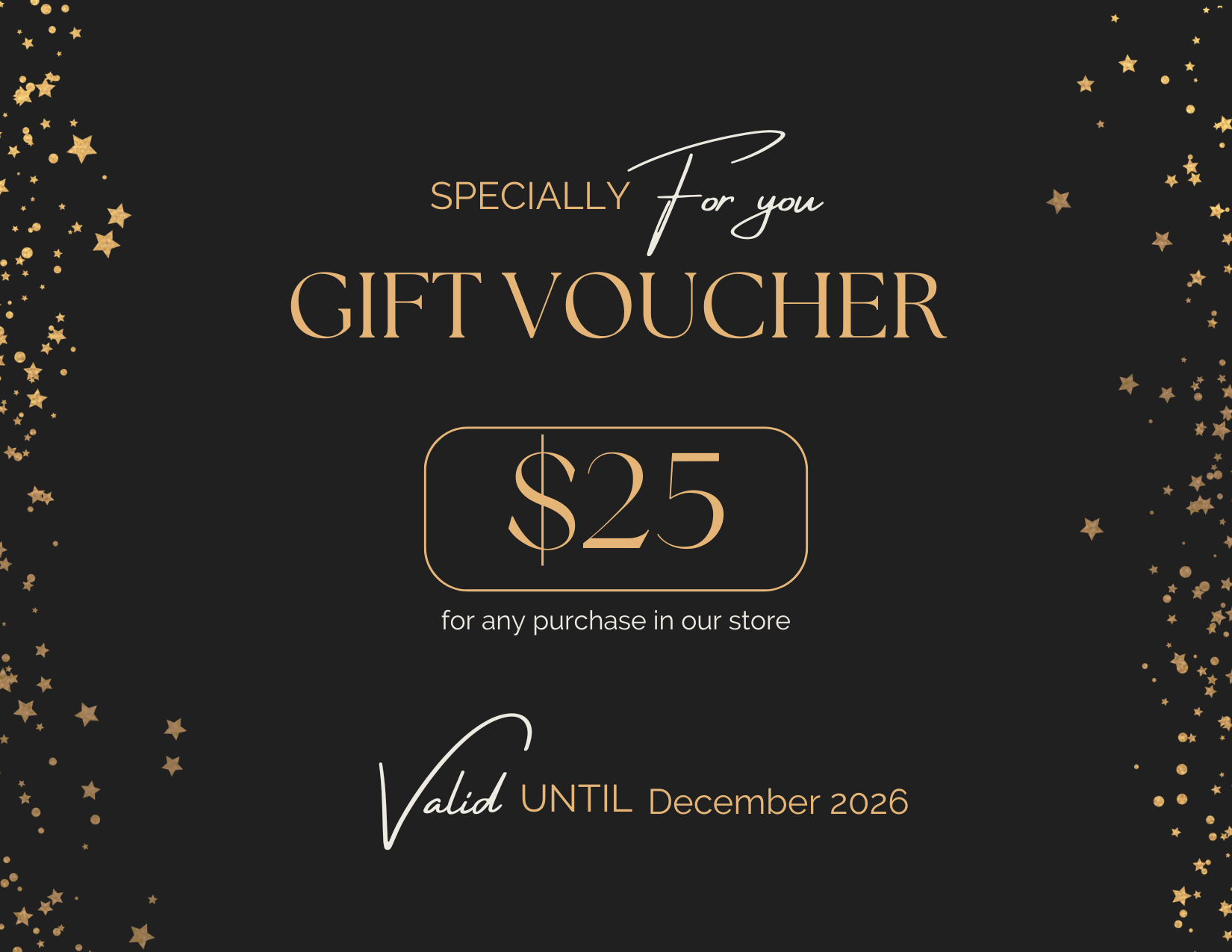 Gift Cards From $25