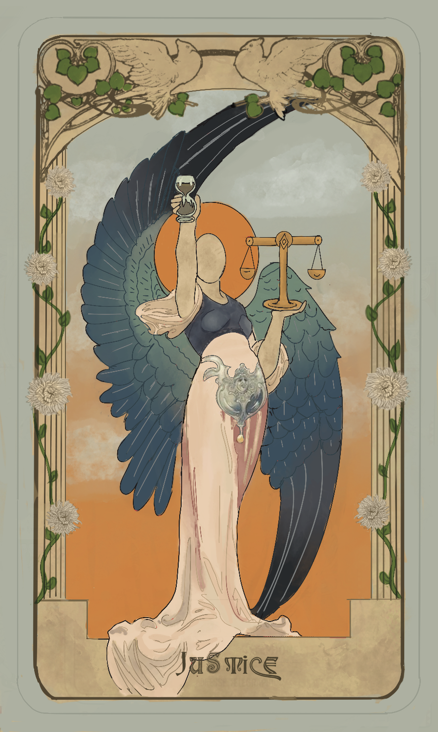Tarot card Project 4/12- Justice