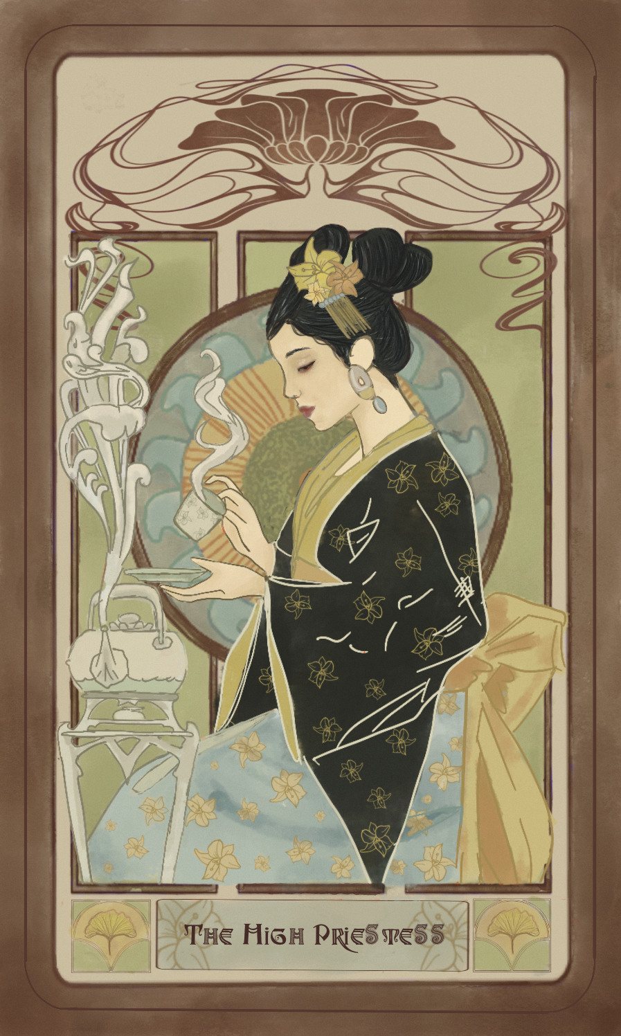 Tarot card Project 5/12- The HIgh Priestess