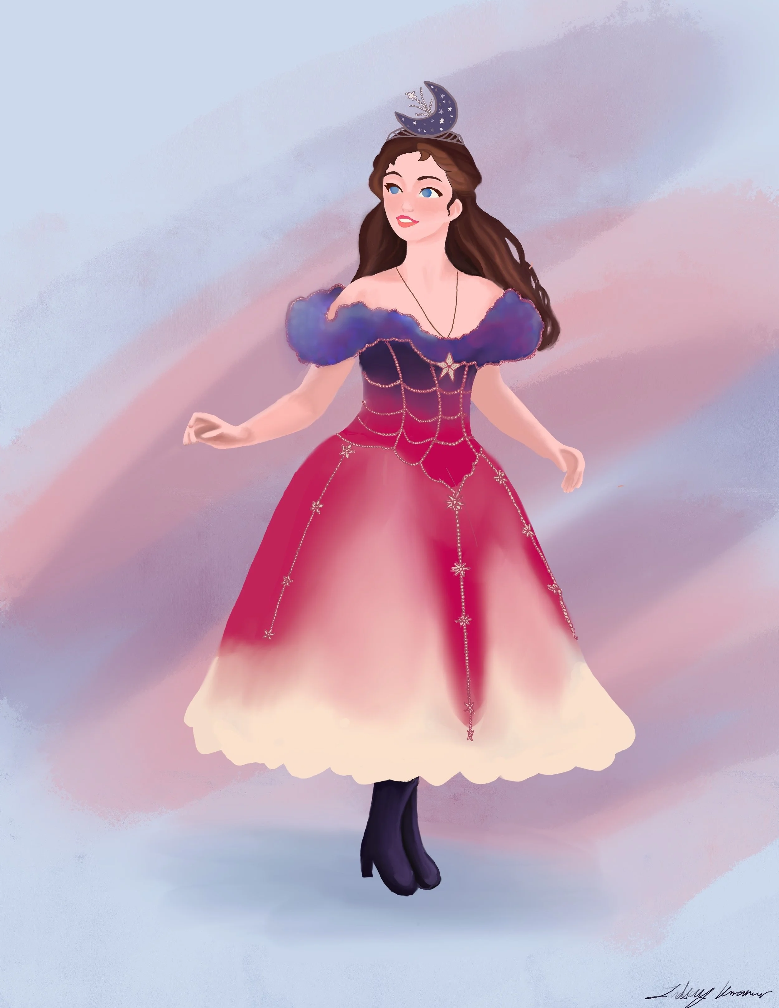 MASQUERADE -
DIGITAL- PROCREATE 