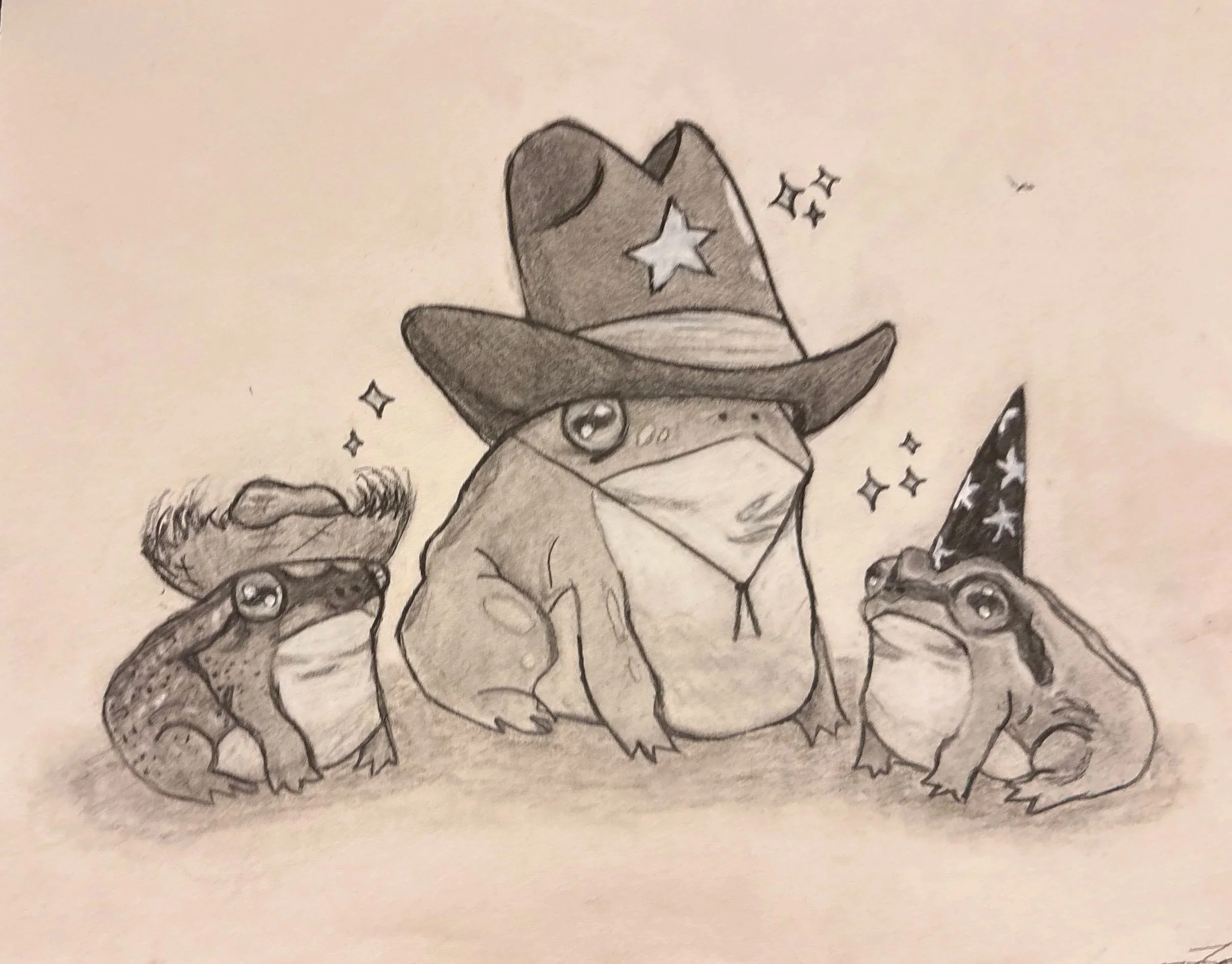 Frogs with Hats 