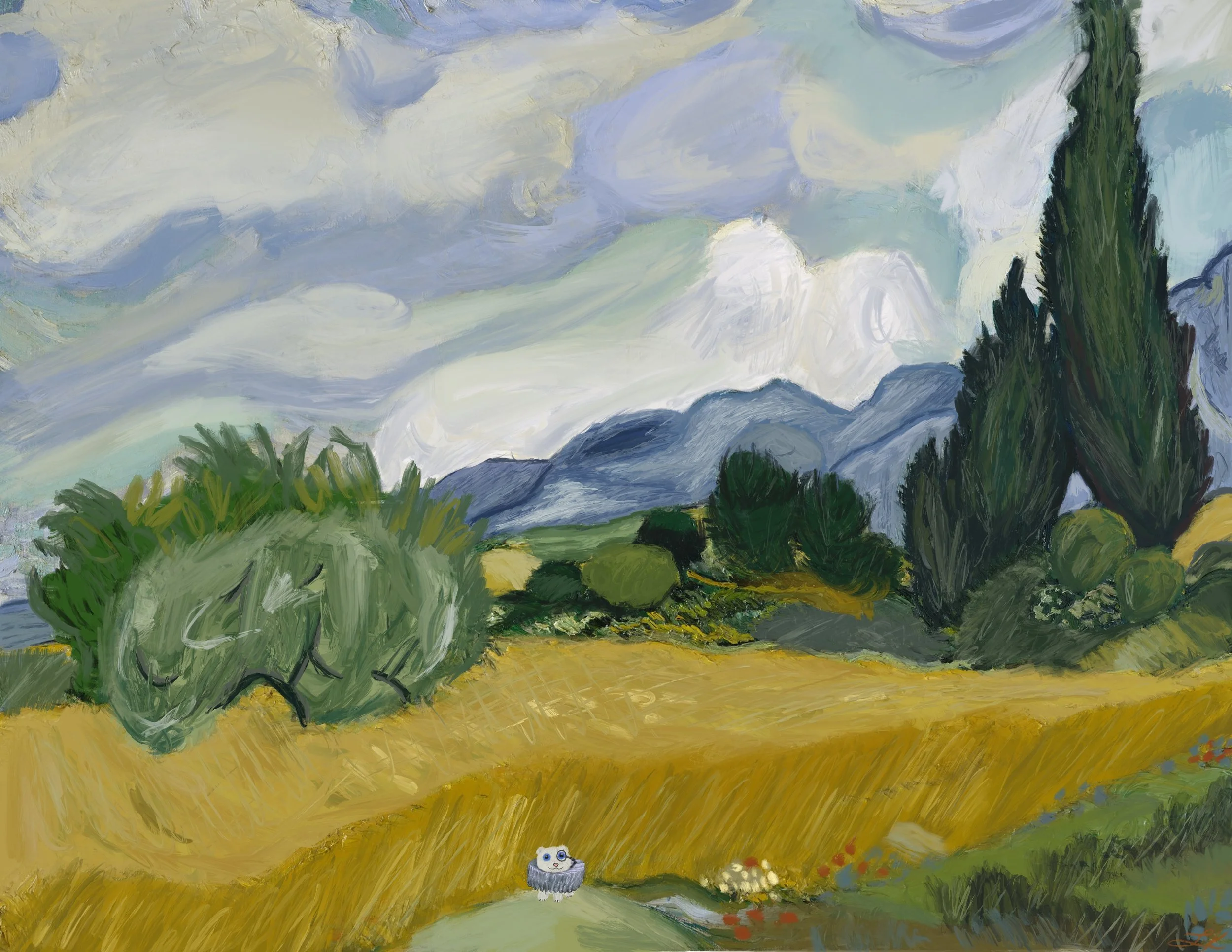 VANESSA STOCKARD INSPIRATION PIECE- PROCREATE